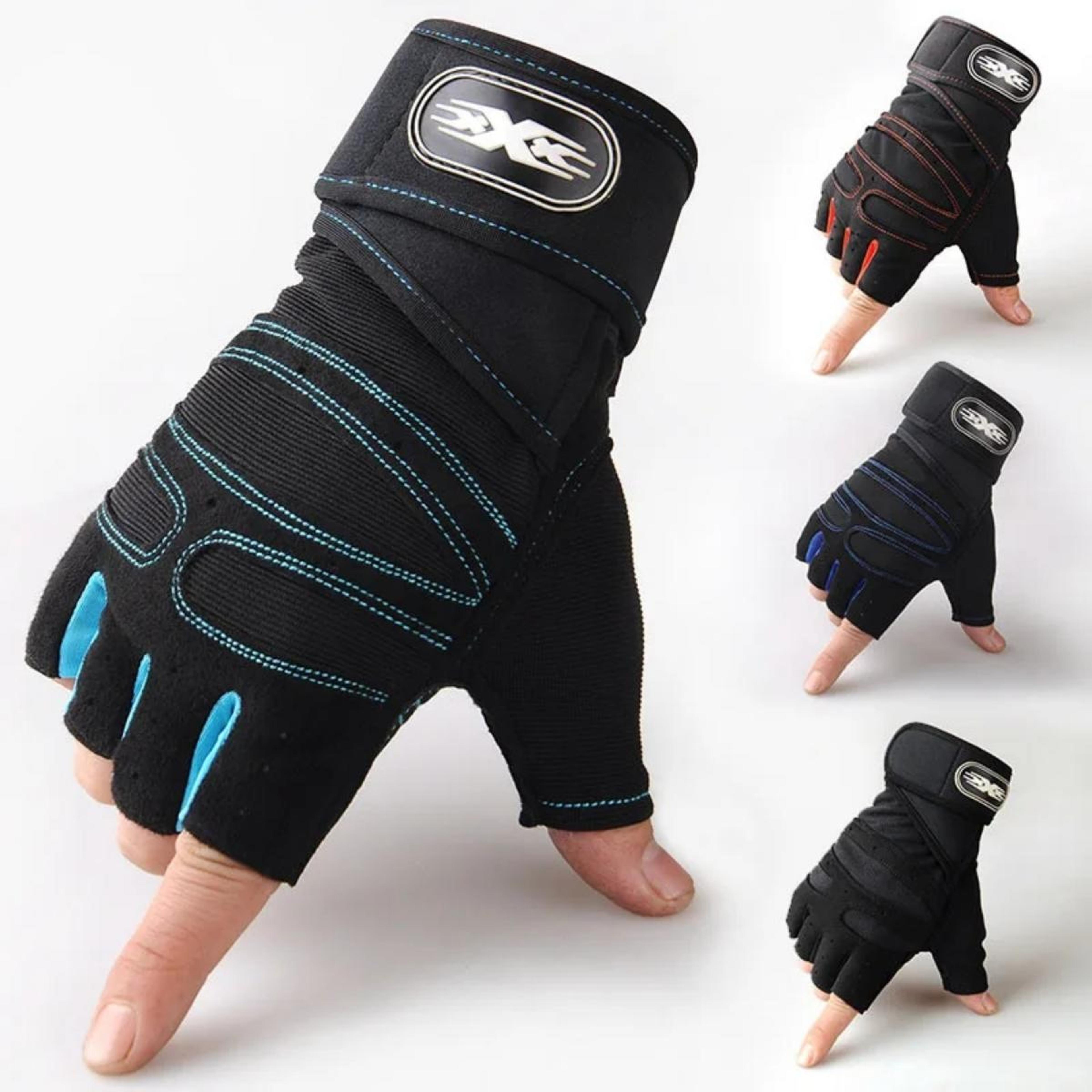 dominate your workout, building training sports exercise cycling glove shockproof, premium gym gloves for men women