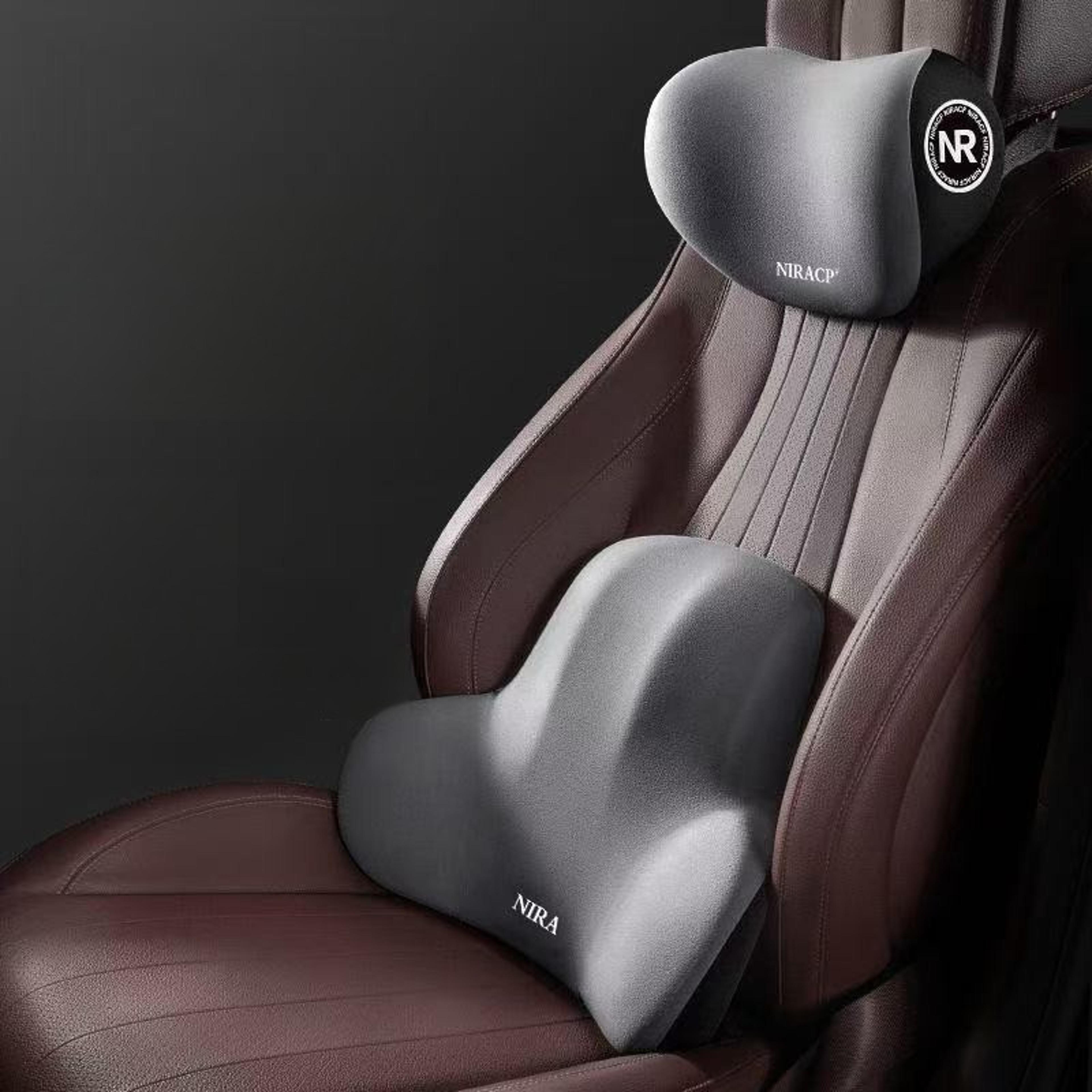 lumbar cushion car support, protection lumbar backrest, car memory foam neck pillow, headrest cushion comfort