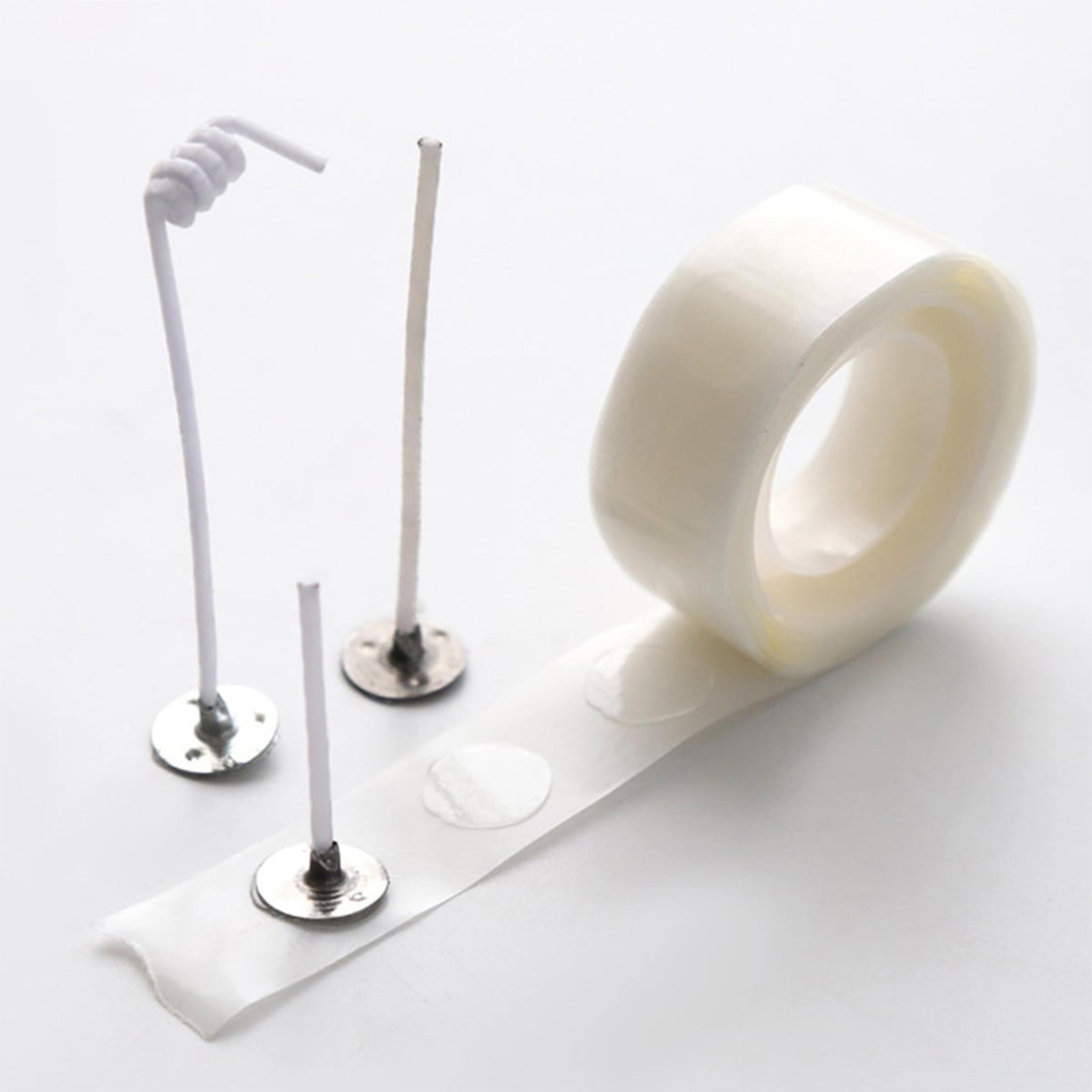 roll candle wick stickers for diy, removable adhesive balloon tape for candle making