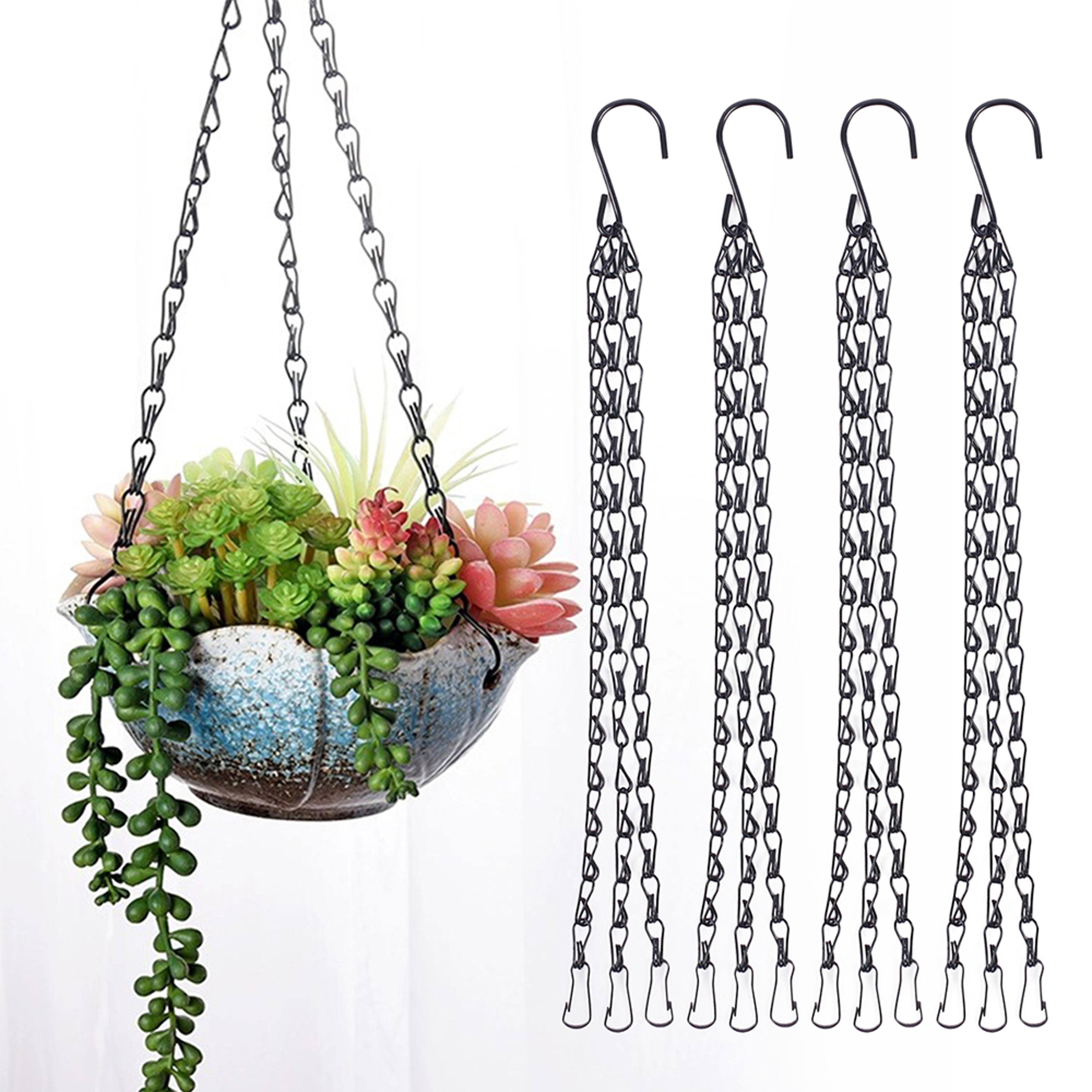 flower plant pot replacement, hanging baskets chains with hooks, hanger for bird feeders, lanterns, ornaments