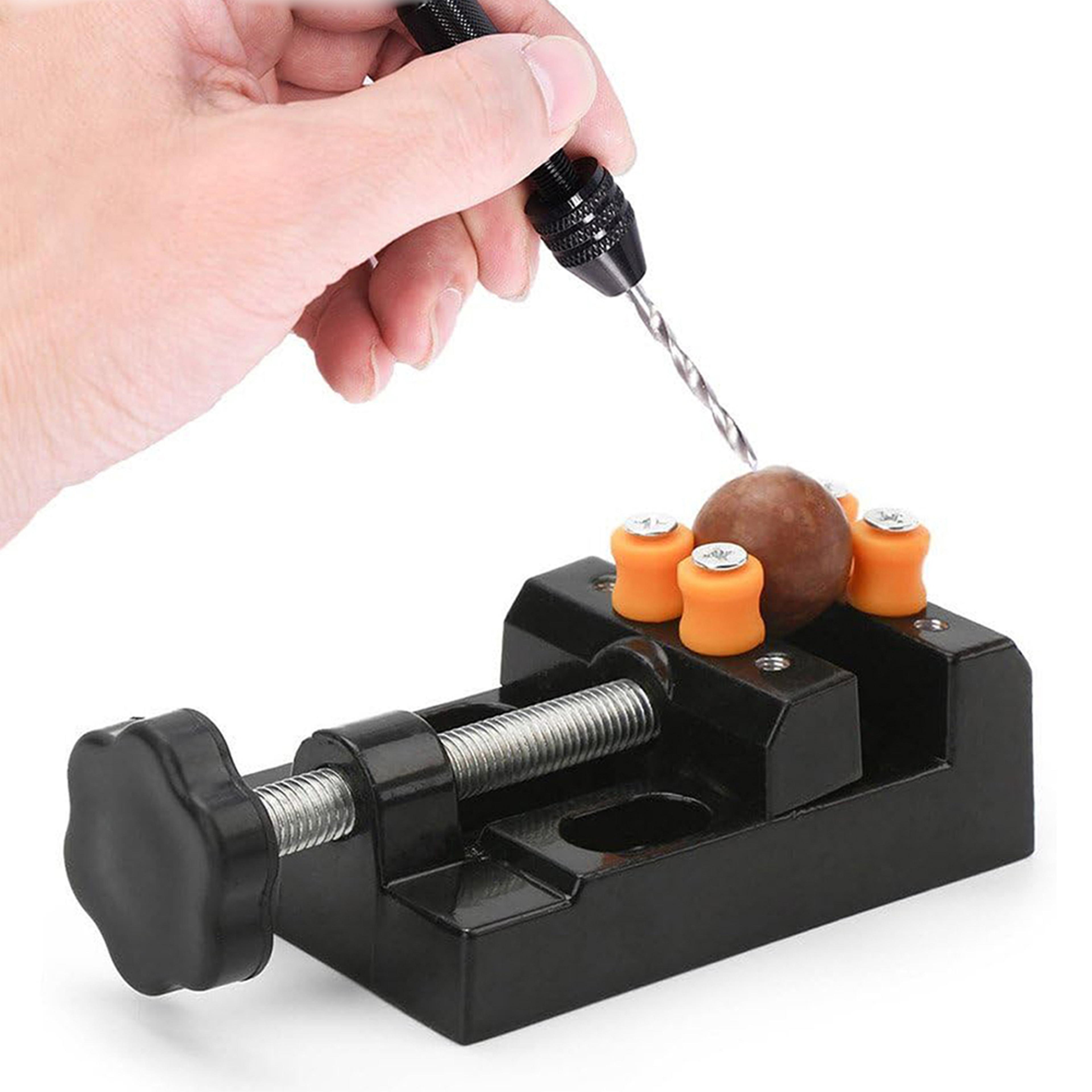set drill flat press, mini bench vice clamp, vice table vise for jewelry, diy sculpture craft tool