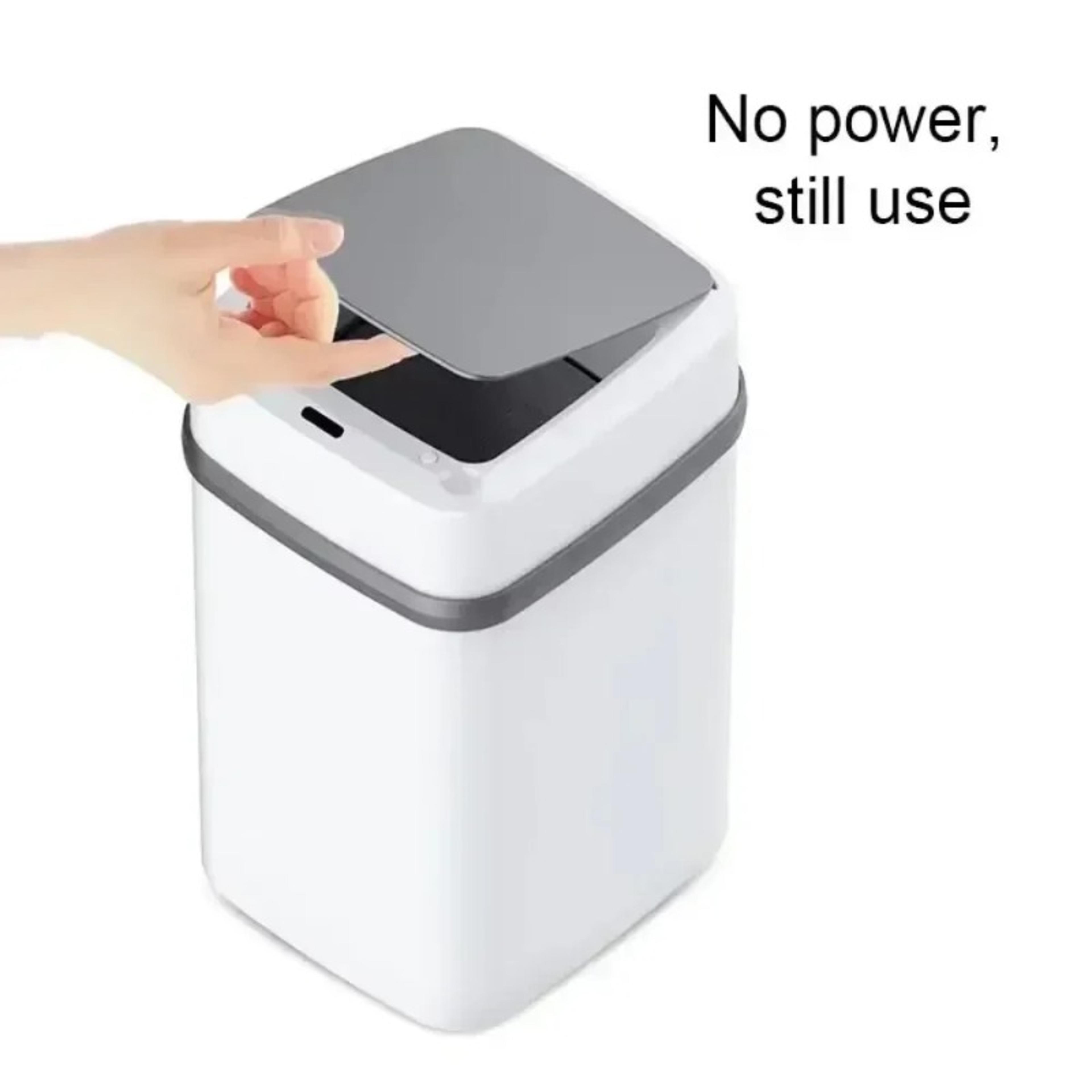 smart sensing trash can, bathroom sensing trash can, garbage bin for kitchen