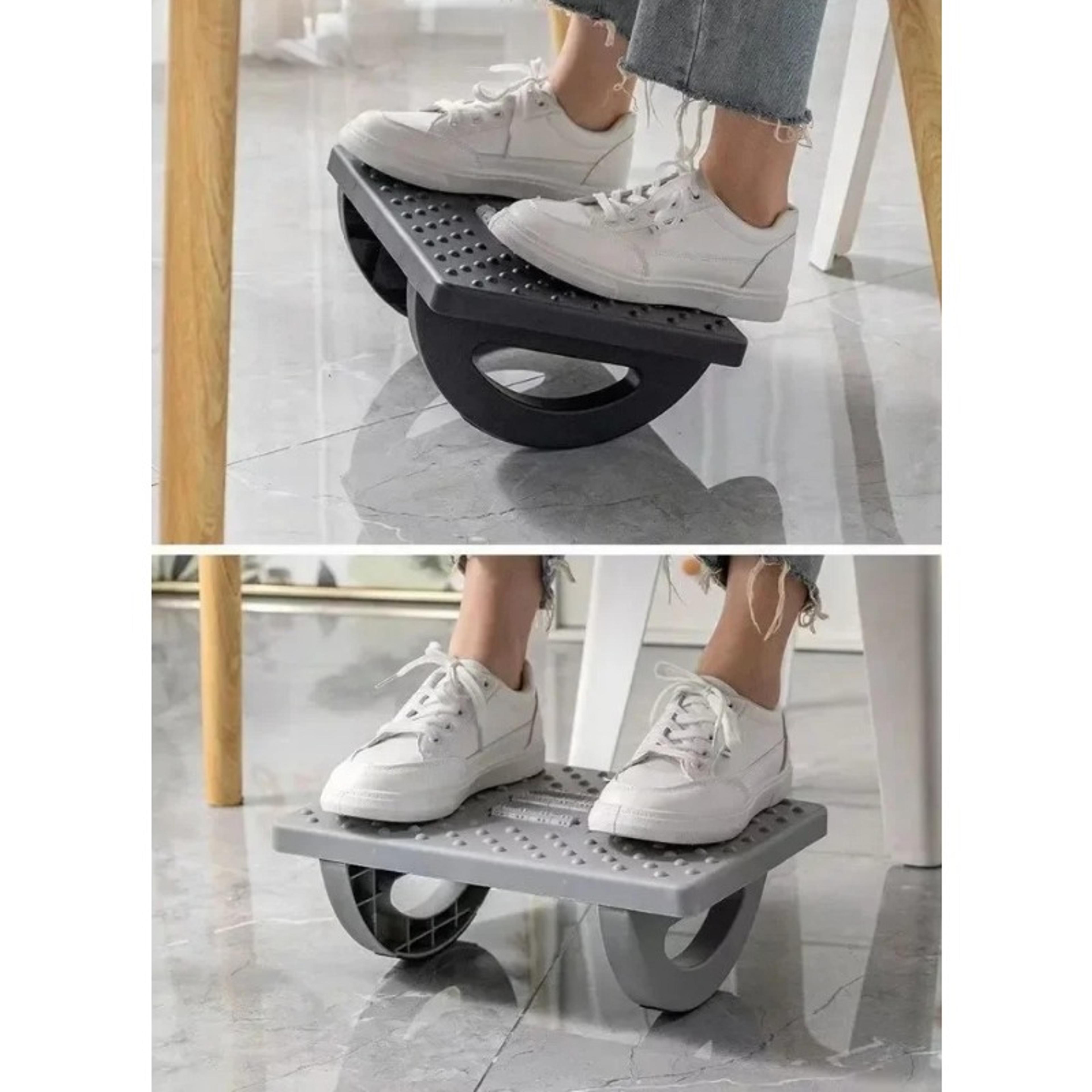 foot rest under desk, ergonomic foot stool with massage rollers, new portability footrest for office work