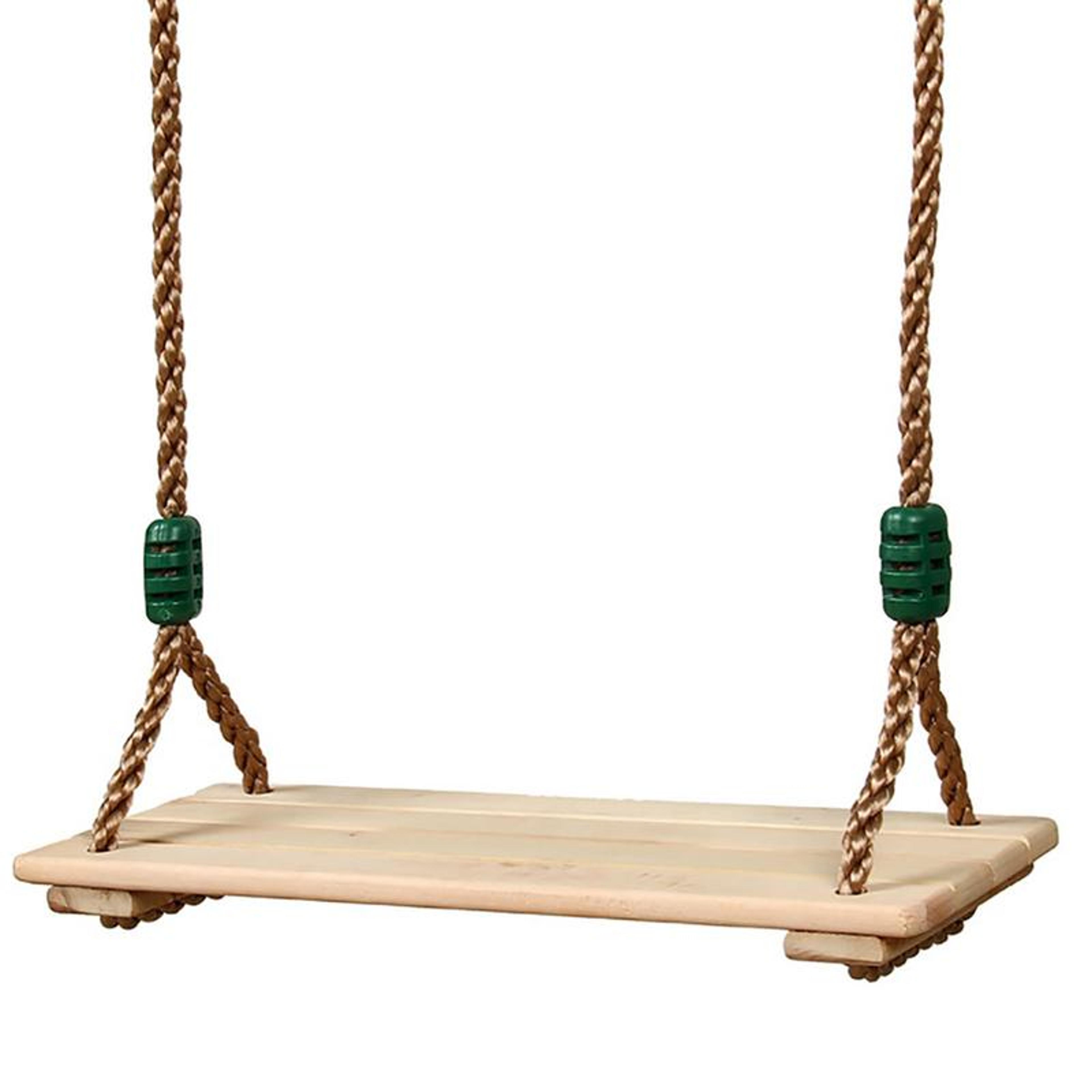 pastoral wooden swing for adults, children, high-quality anti-corrosion, polished four-board outdoor indoor wood swing
