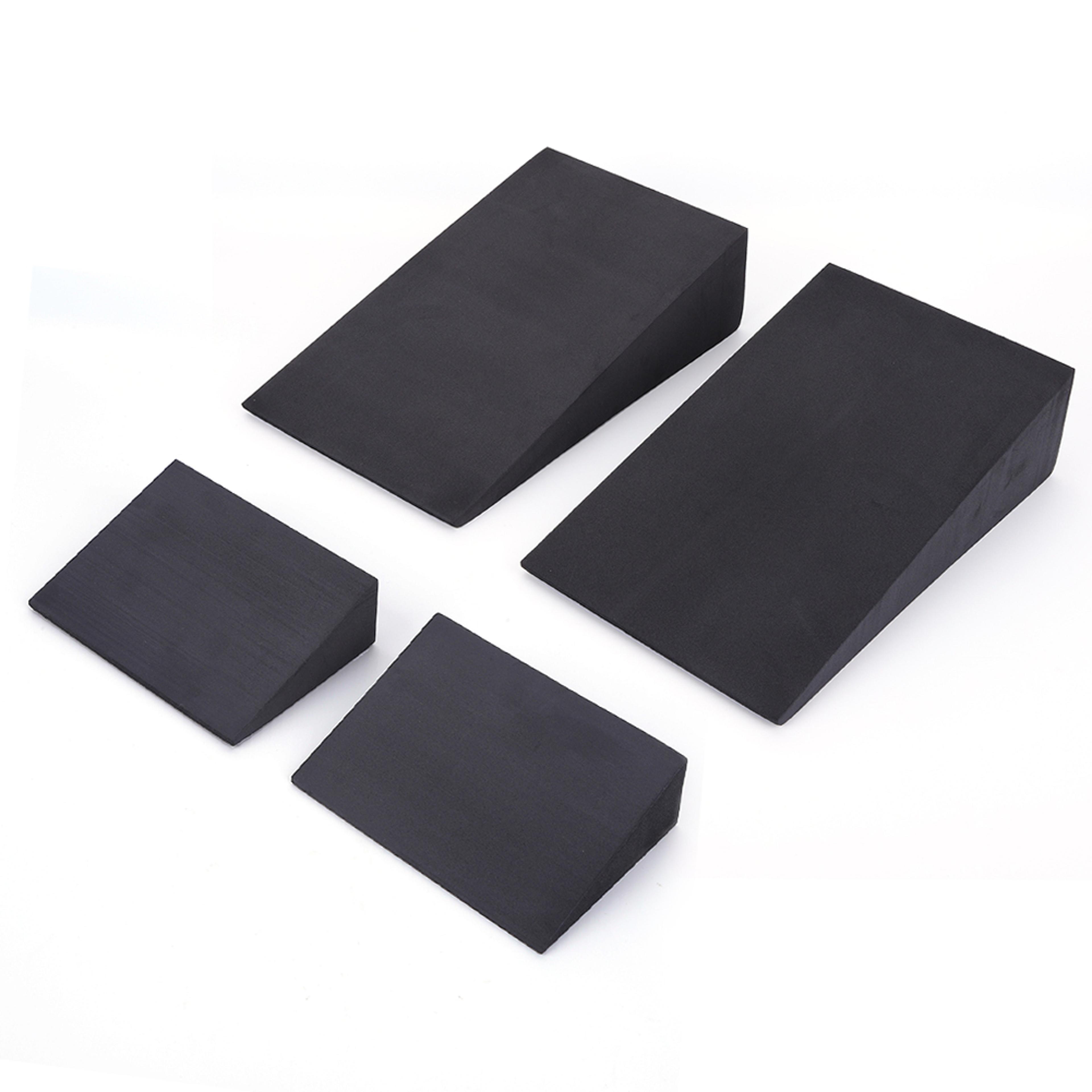 non-slip yoga wedge blocks for squat, yoga stretch slant board, multi-functional calf raise block for fitness