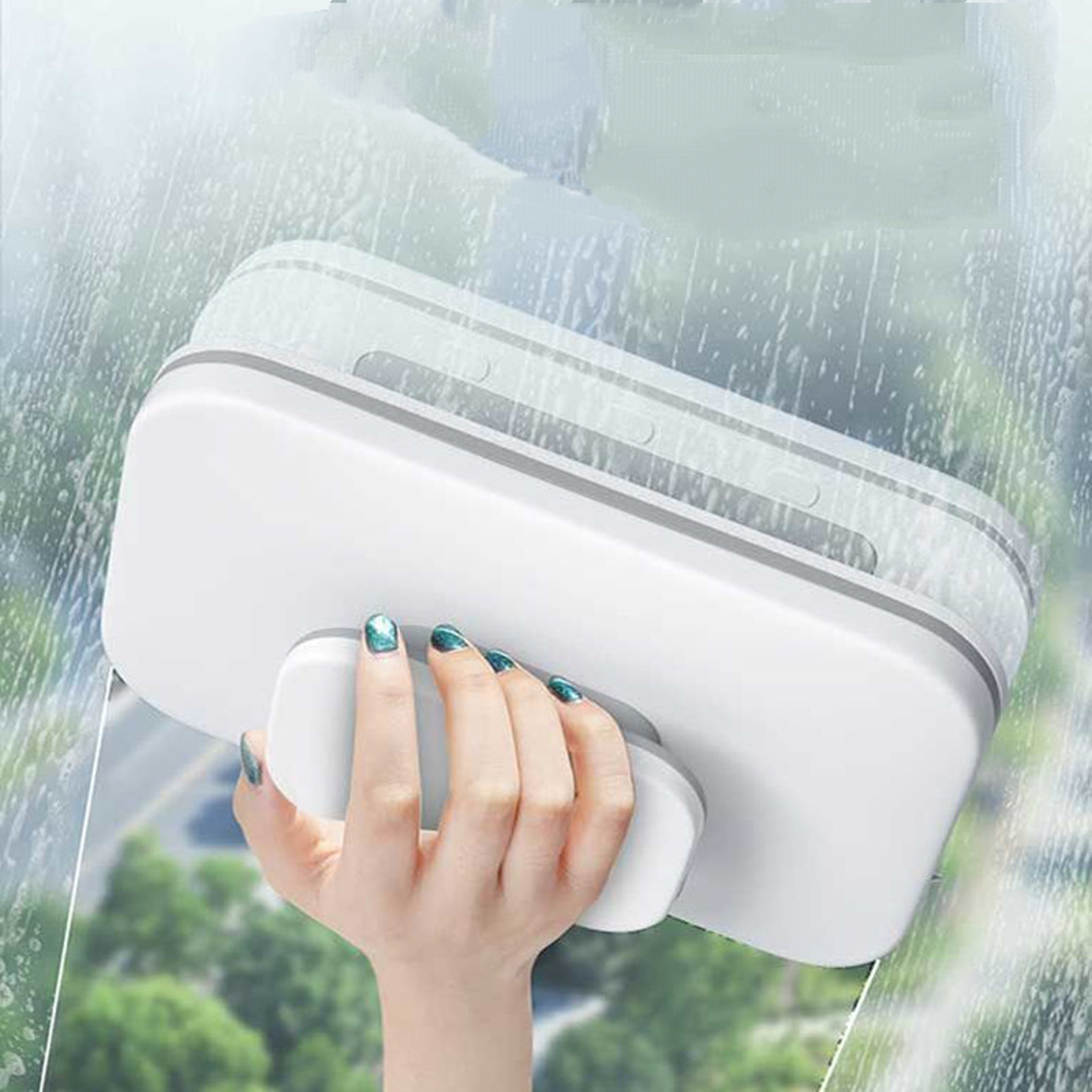household magnetic window wiper brush for easy cleaning tool