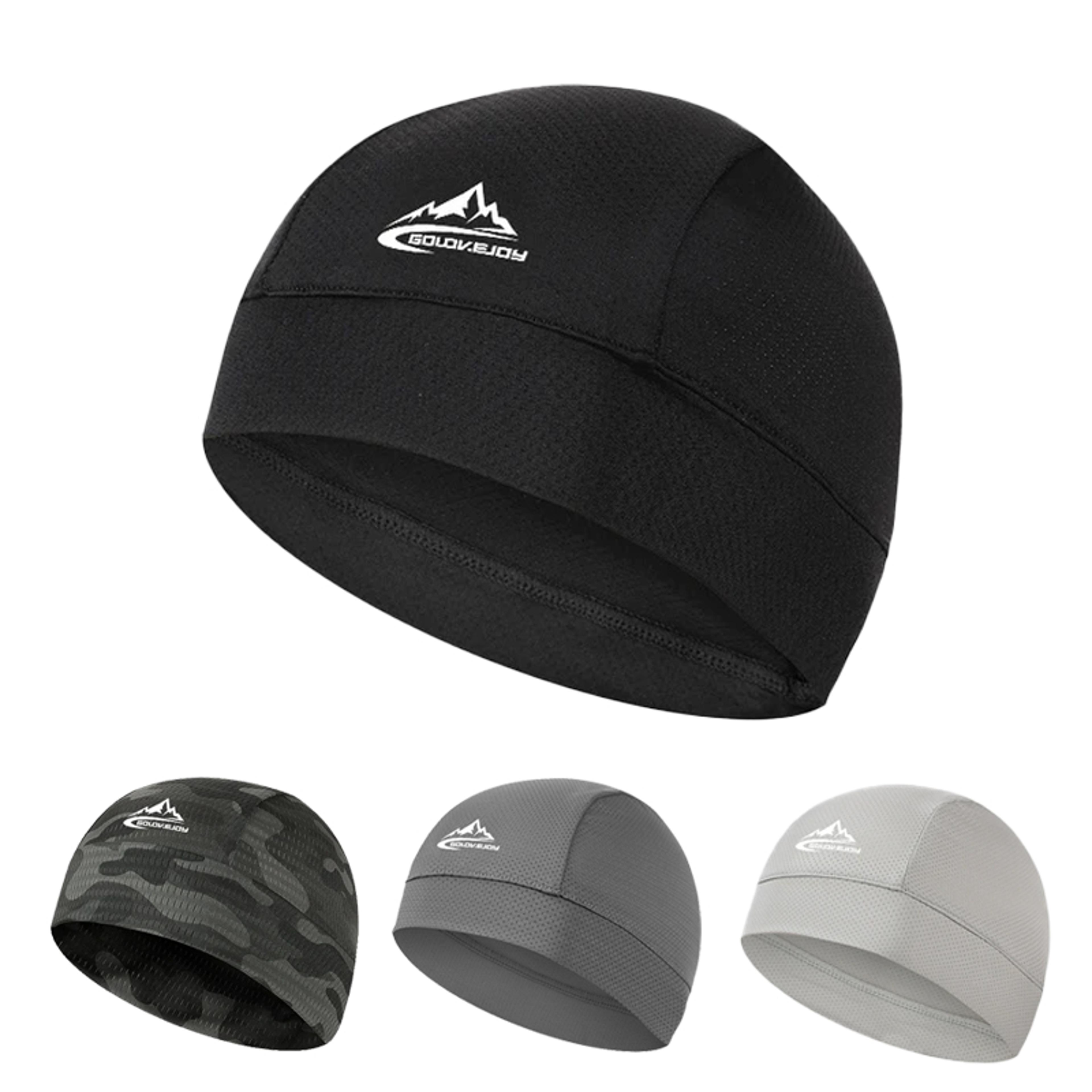 quick dry cycling cap, anti-uv sports hat, cooling skull cap helmet liner sweat cap for outdoor bike mtb running for men