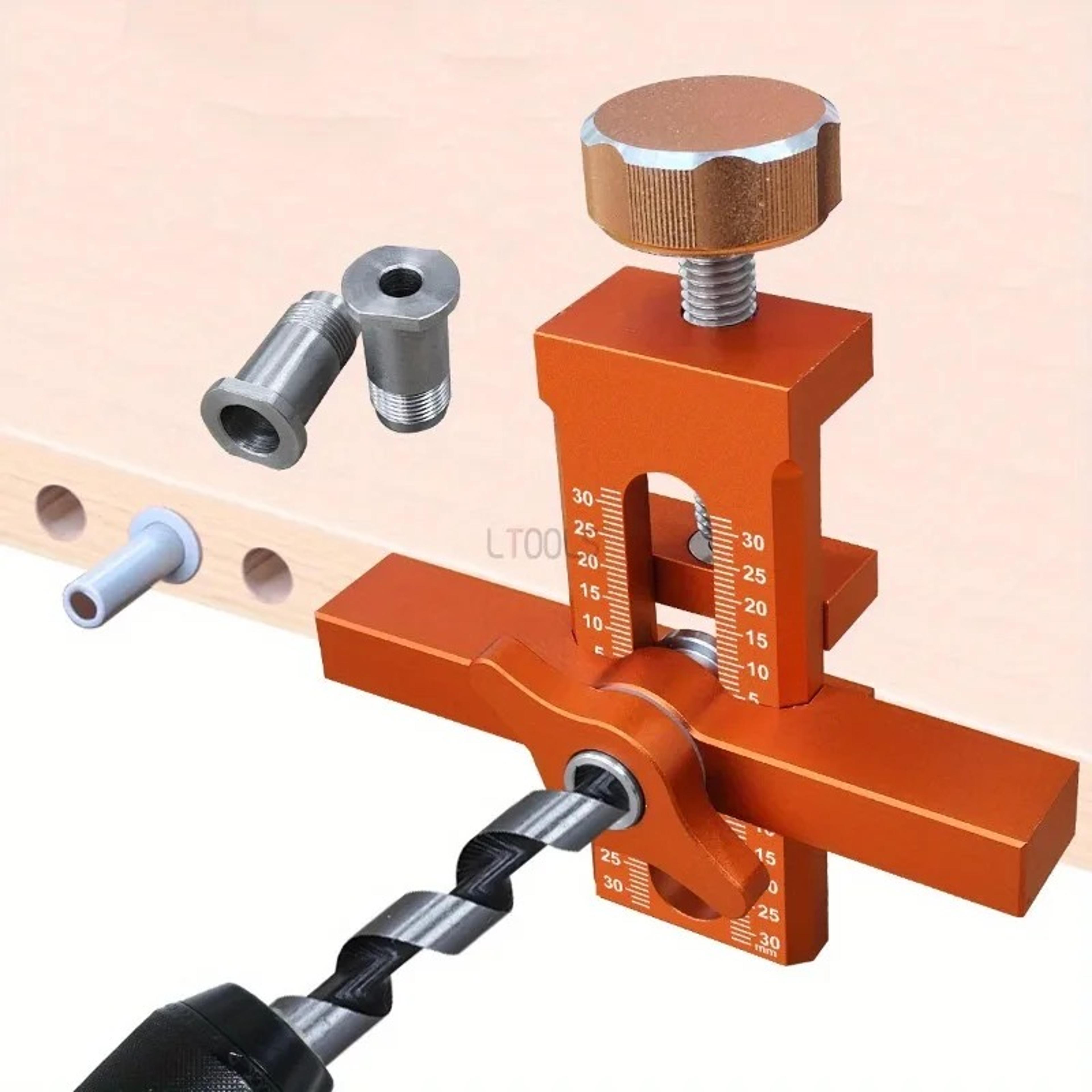 wardrobe cabinet door panel installation jig, rebounder punched mounting, cabinet door positioner
