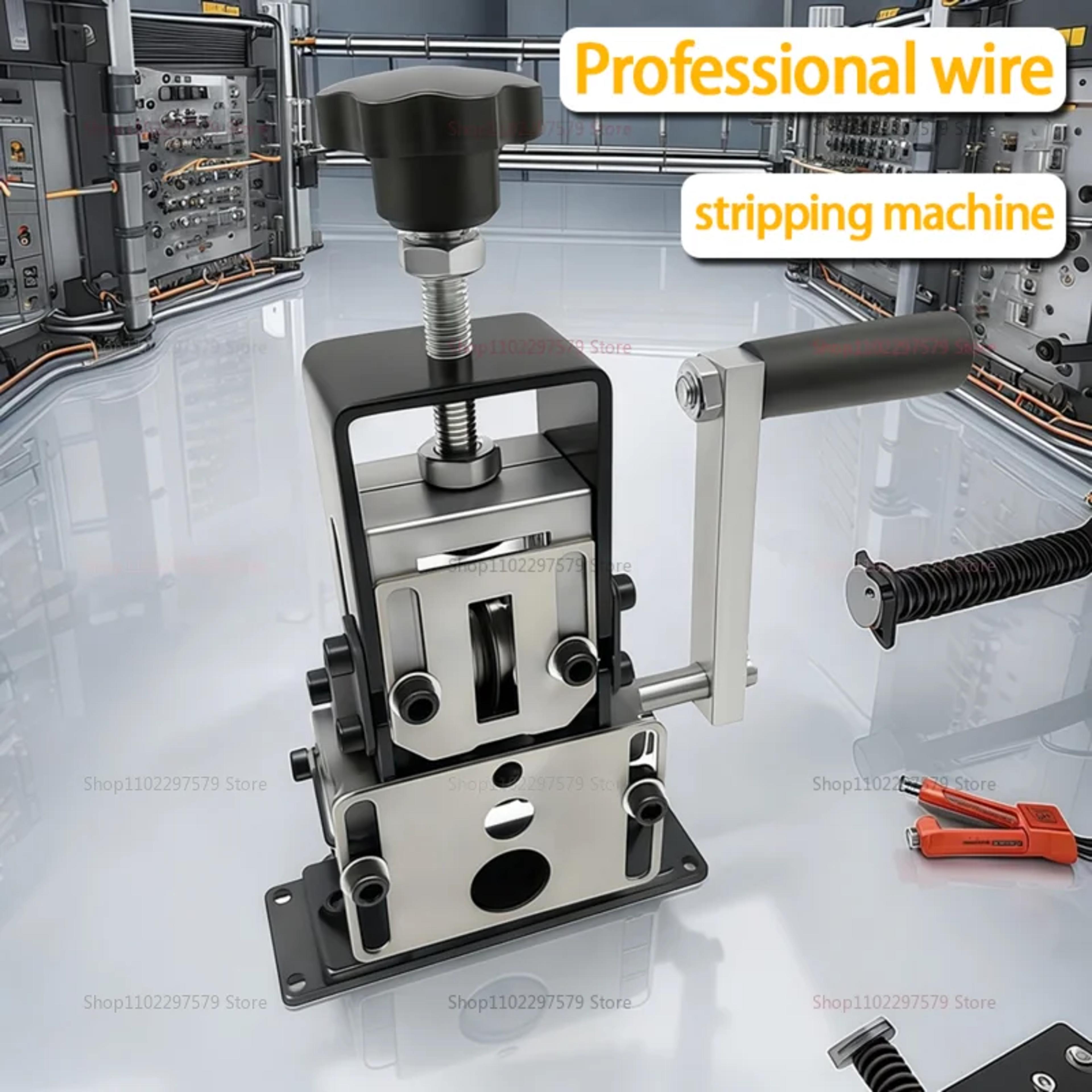 portable wire stripper tool, manual and drill powered copper scrap wire cutter, heavy duty electric peeling tool
