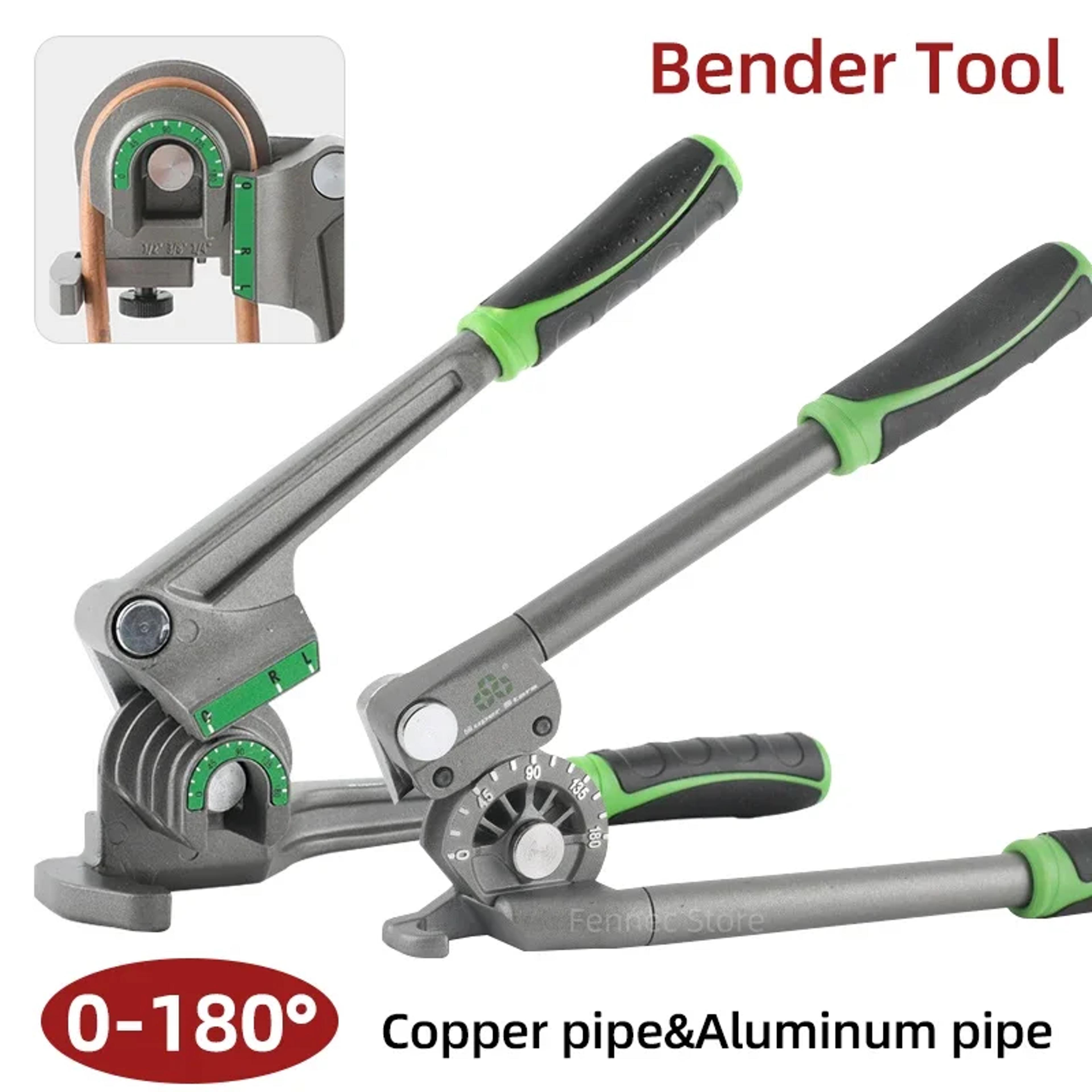 lever type copper tube bender manual pliers, ideal for refrigeration repair, copper, brass, aluminum pipes