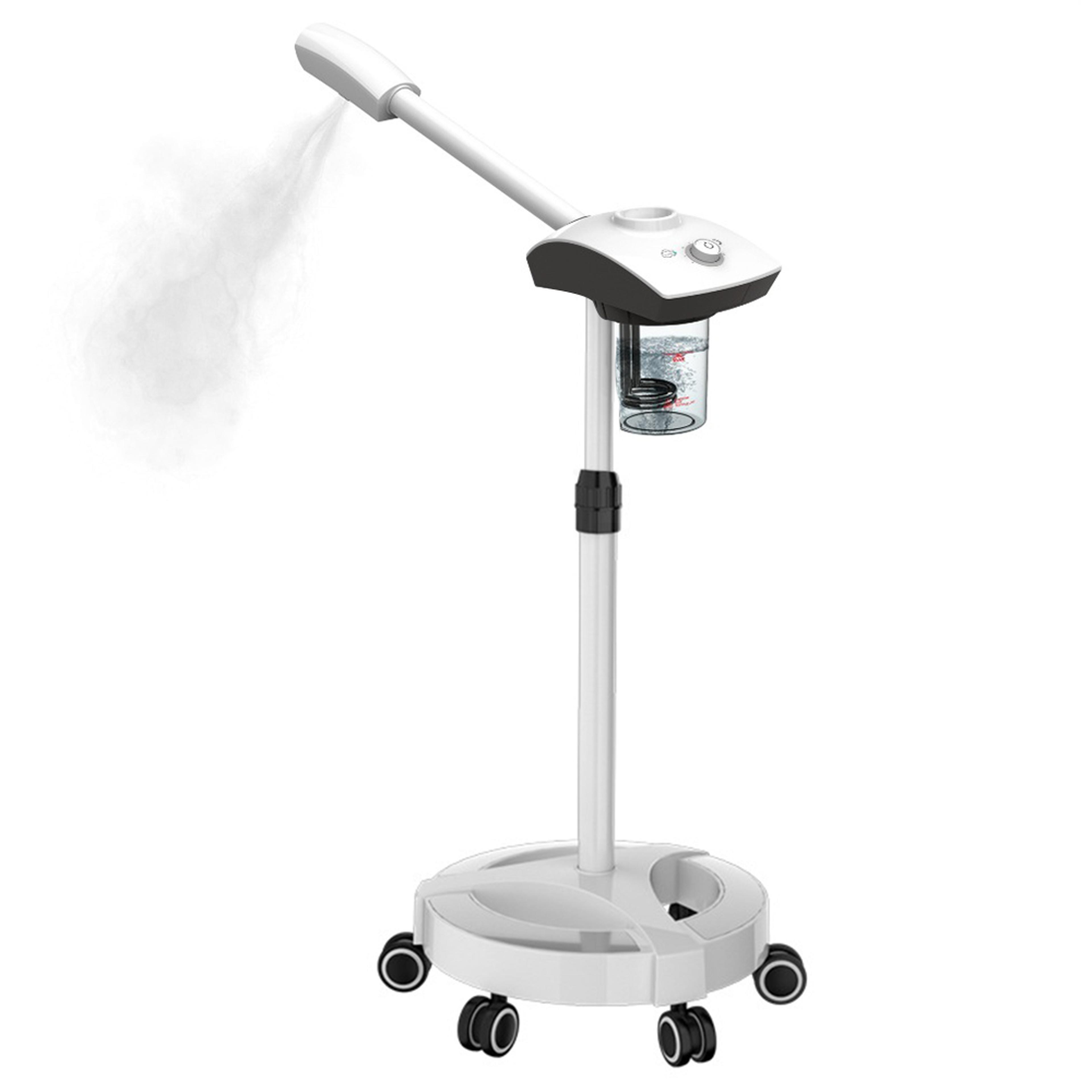 warm mist facial steamer, deep cleaning humidifier, skin whitening vaporizer for face, home spa and salon