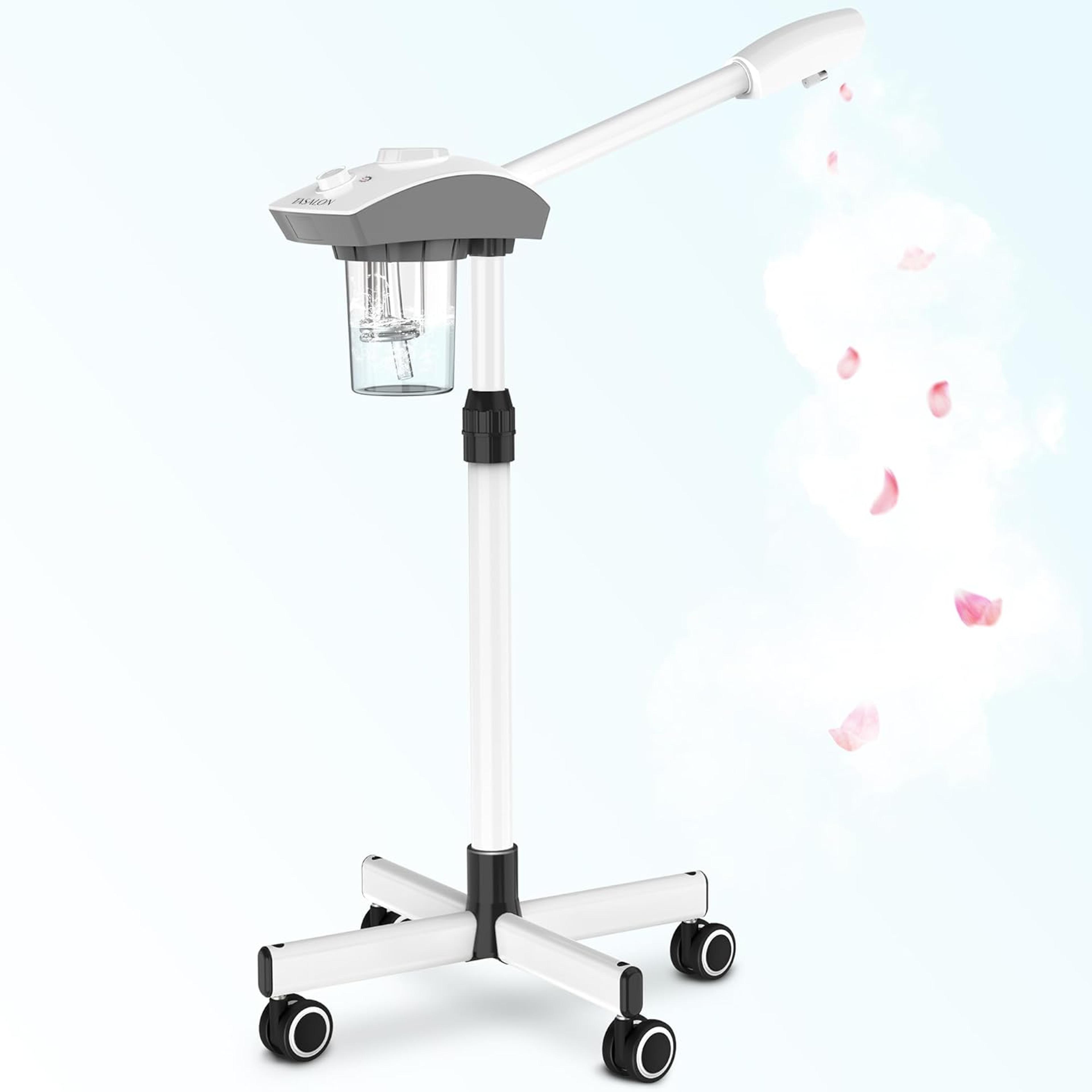 face steamer warm mist humidifier for deep cleaning, skin whitening spa and salon vaporizer