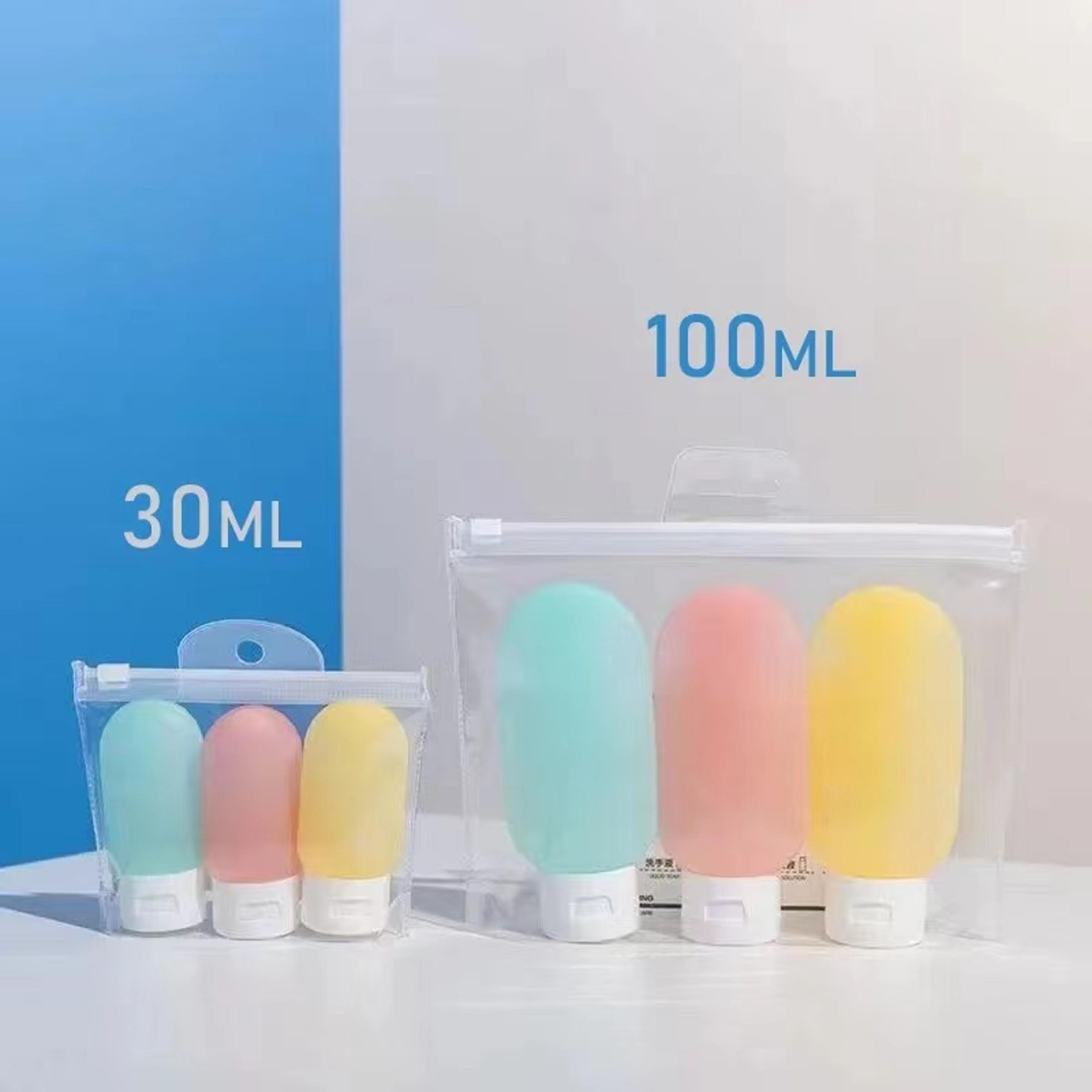 mini squeeze tube empty bottle, portable refillable lotion cream container for travel shampoo