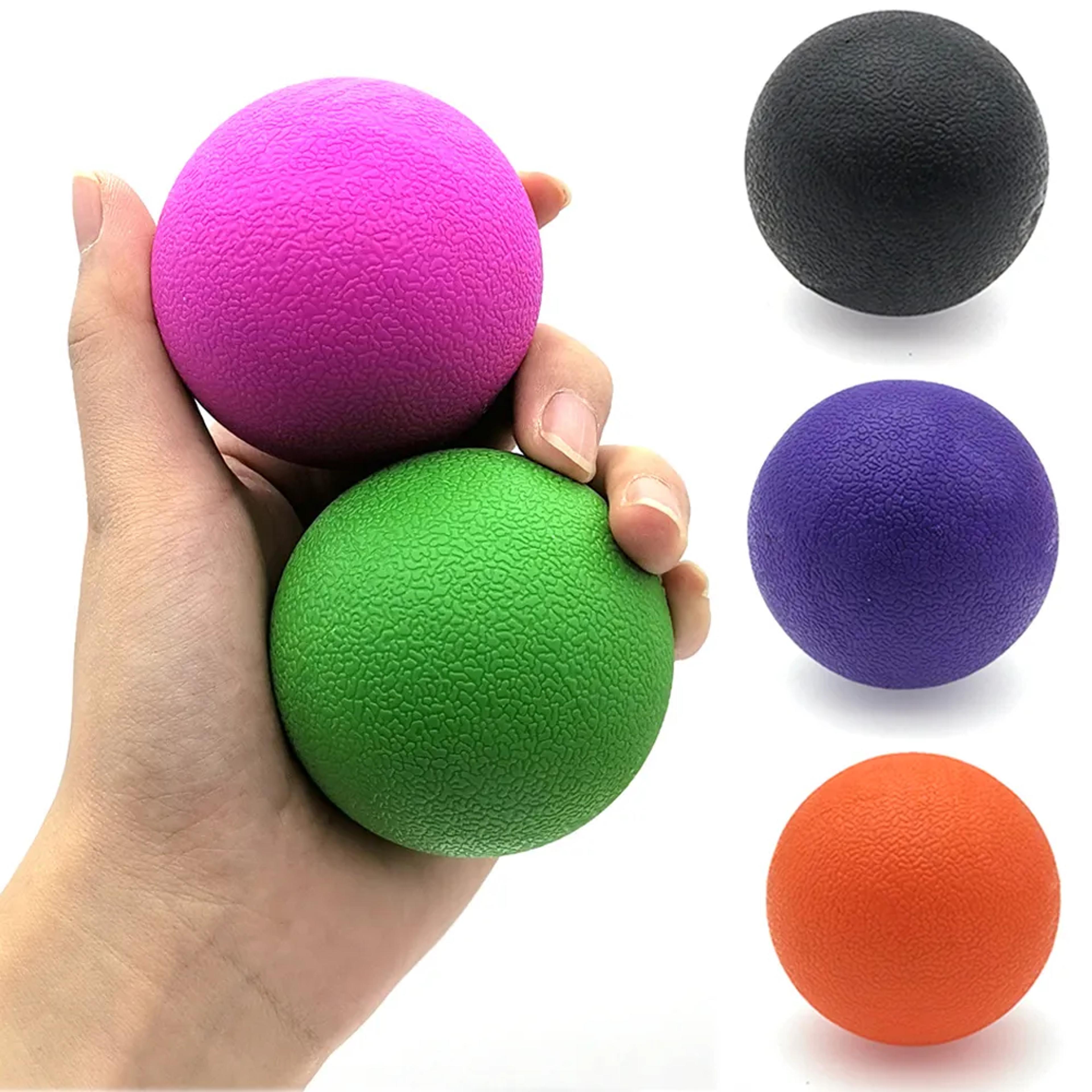 peanut massage ball, lacrosse muscle relaxation for fitness, yoga, trigger point pain relief
