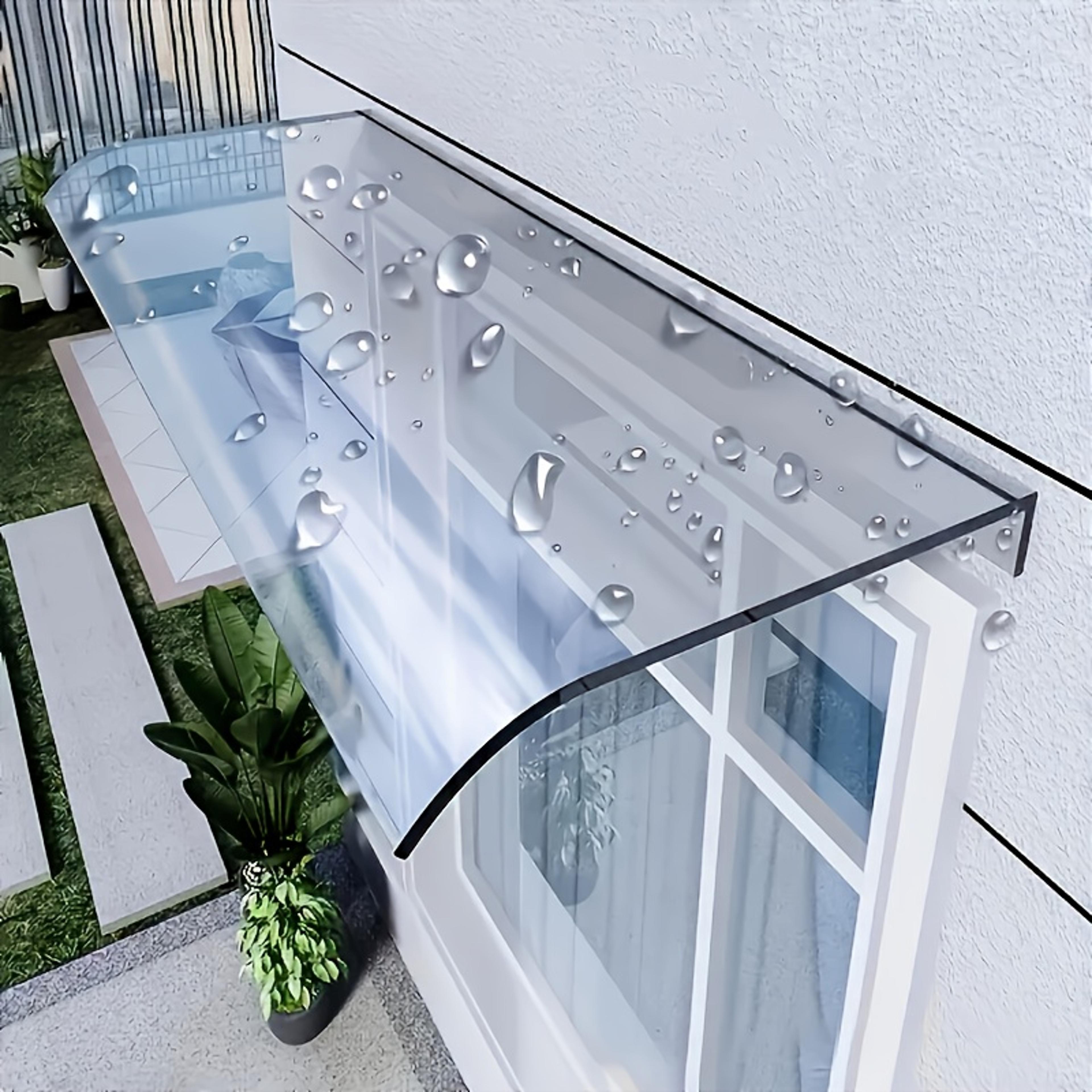 home decoration plastic awnings and door canopies, courtyard rain cover