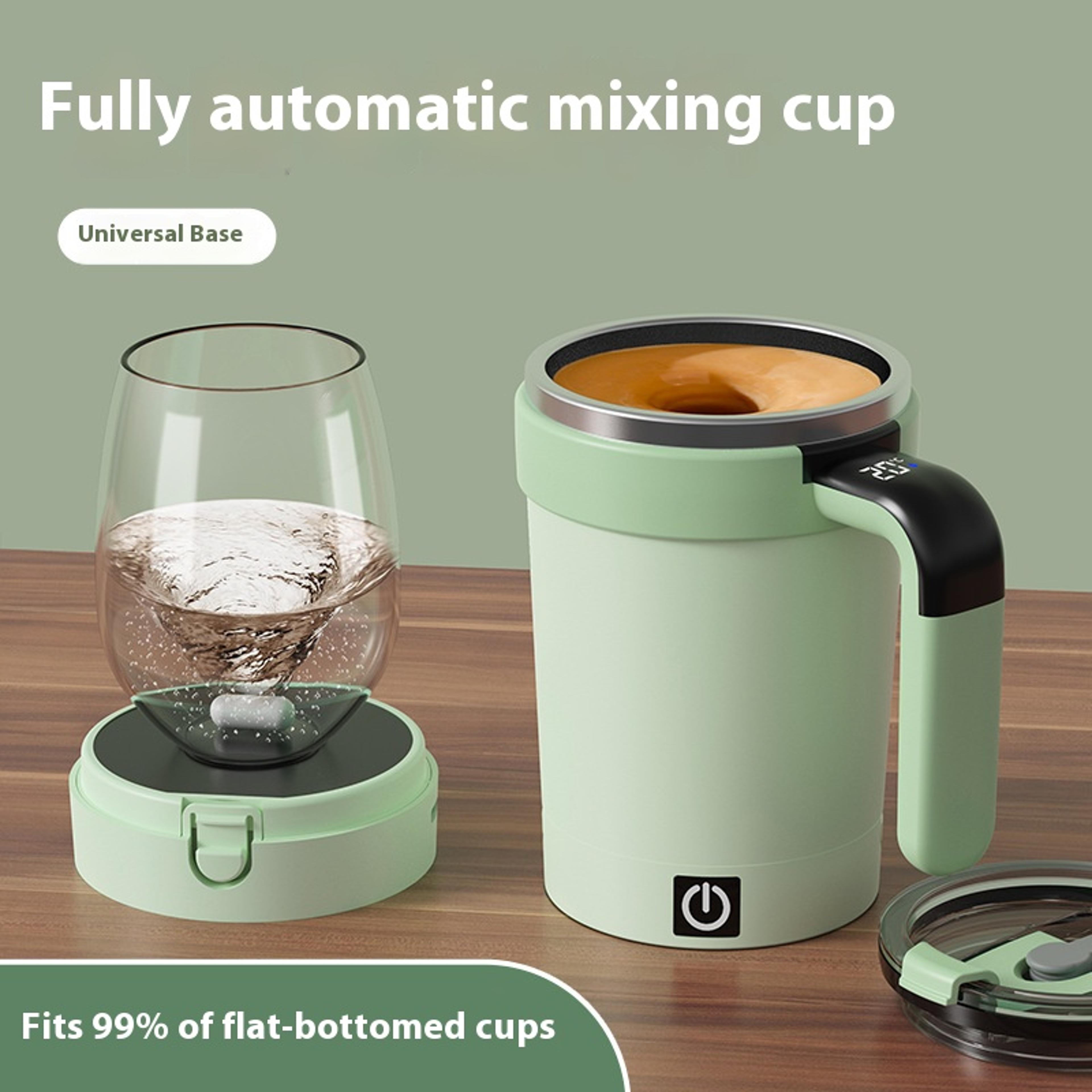 new smart temperature-measuring magnetic automatic stirring cup, electric portable coffee cup, milkshake cup, sports