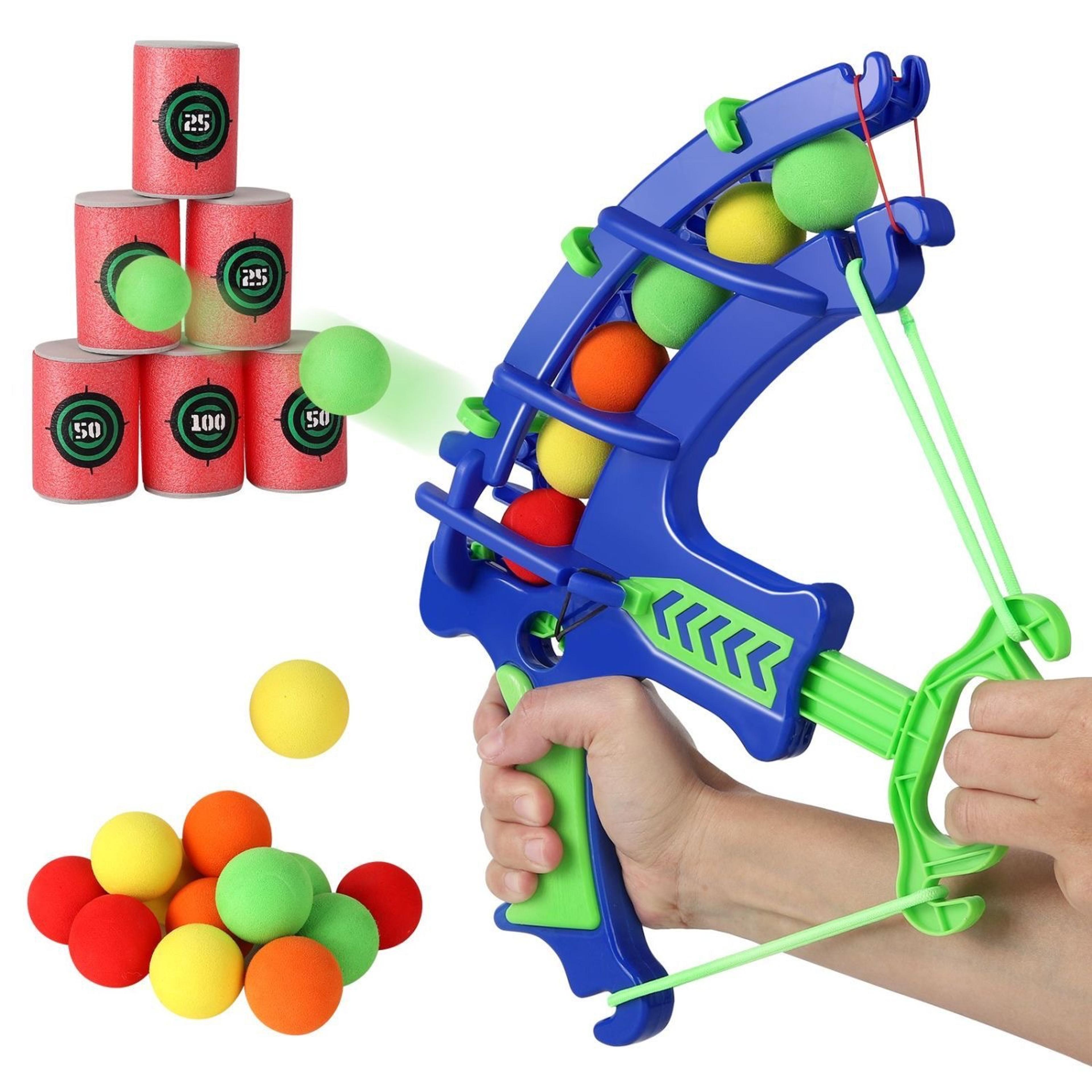 montessori throw sport slingshot, educational target sticky ball dartboard, basketball toy for outdoor play