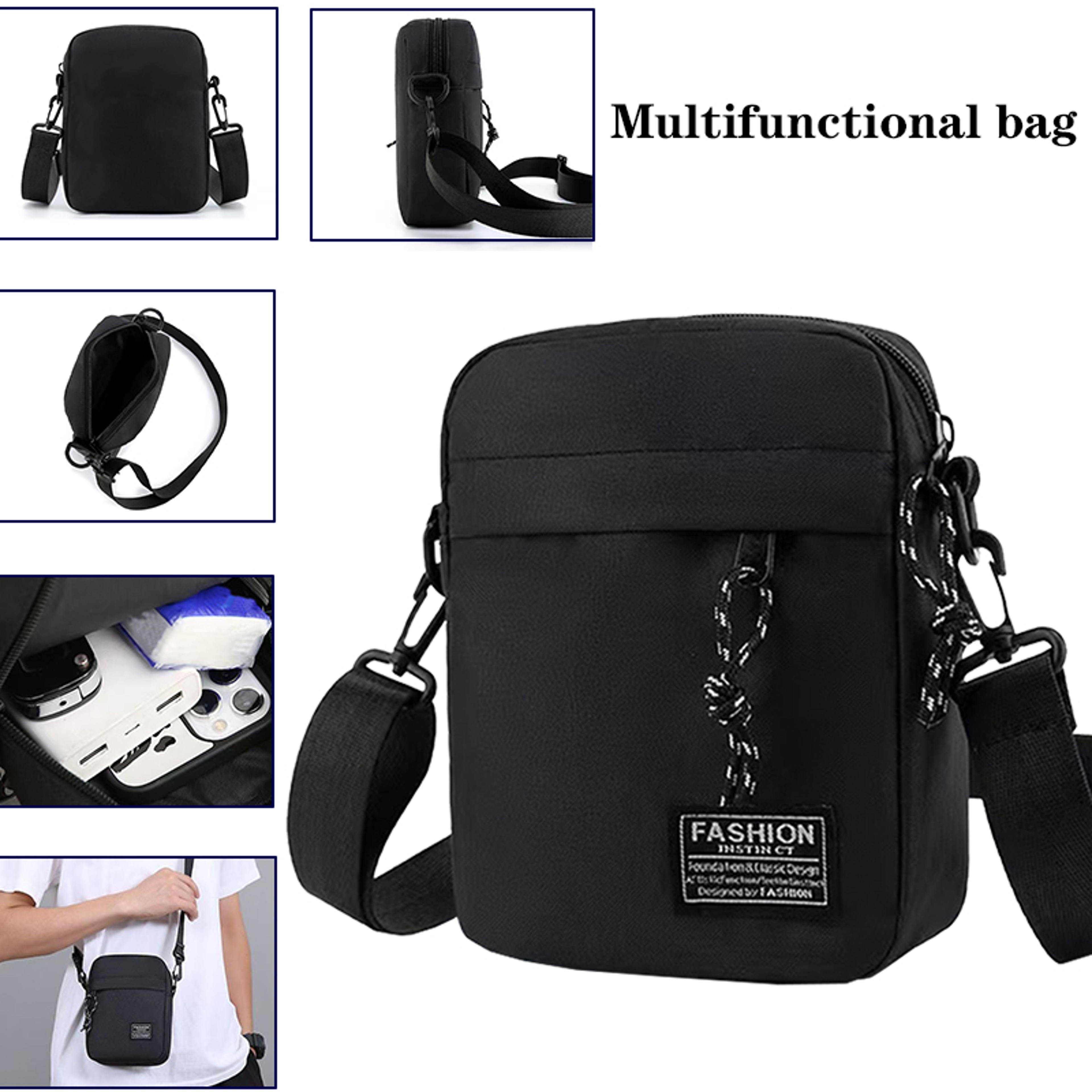 nylon material bag, single shoulder or cross-body design for school and daily use