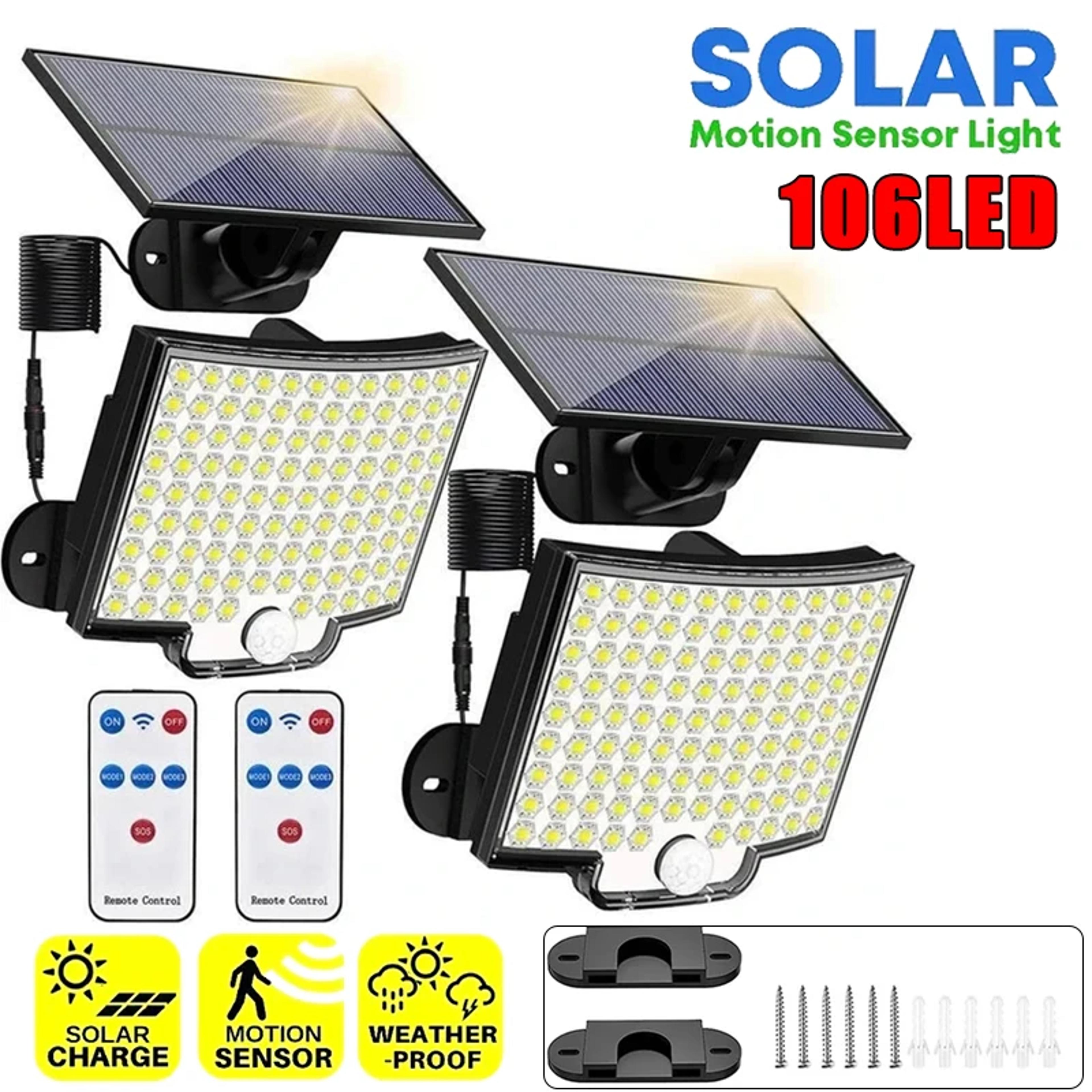 human body sensing street lights, waterproof split type wall lights, garage courtyard lighting super bright
