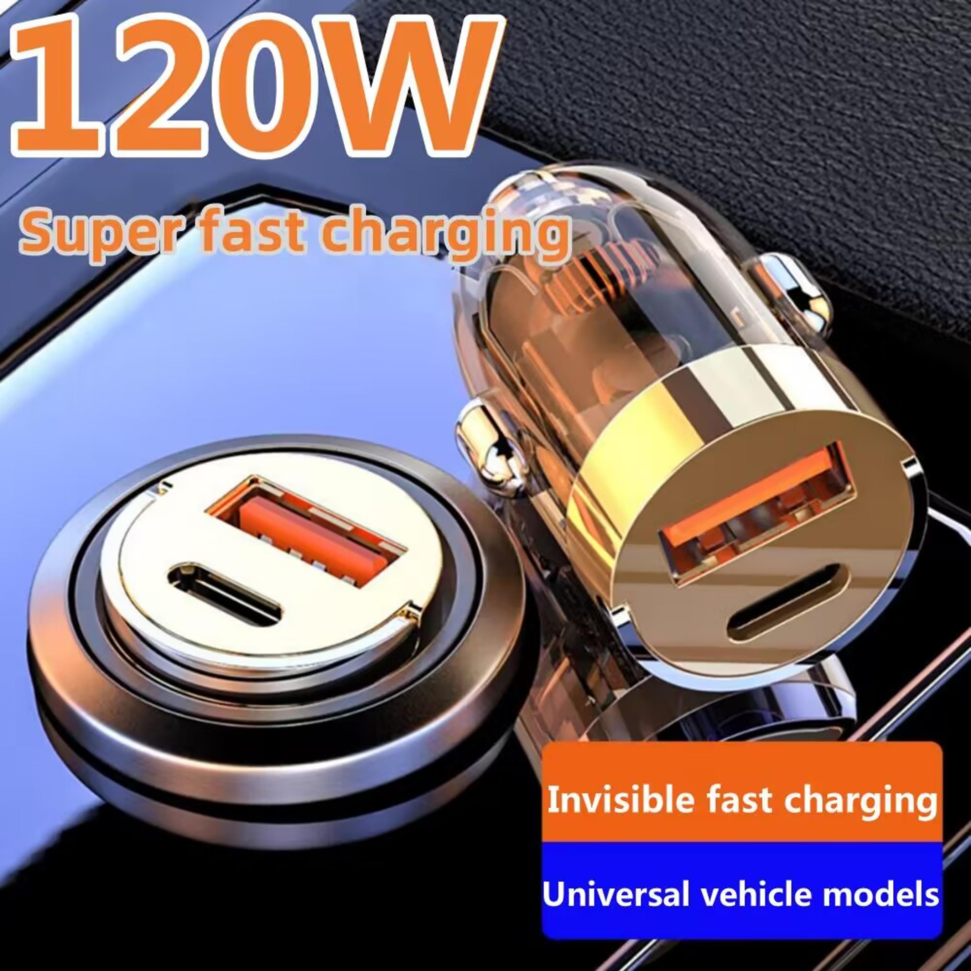 mini car charger usb c, phone adapter for iphone, samsung, huawei, xiaomi mobile phones