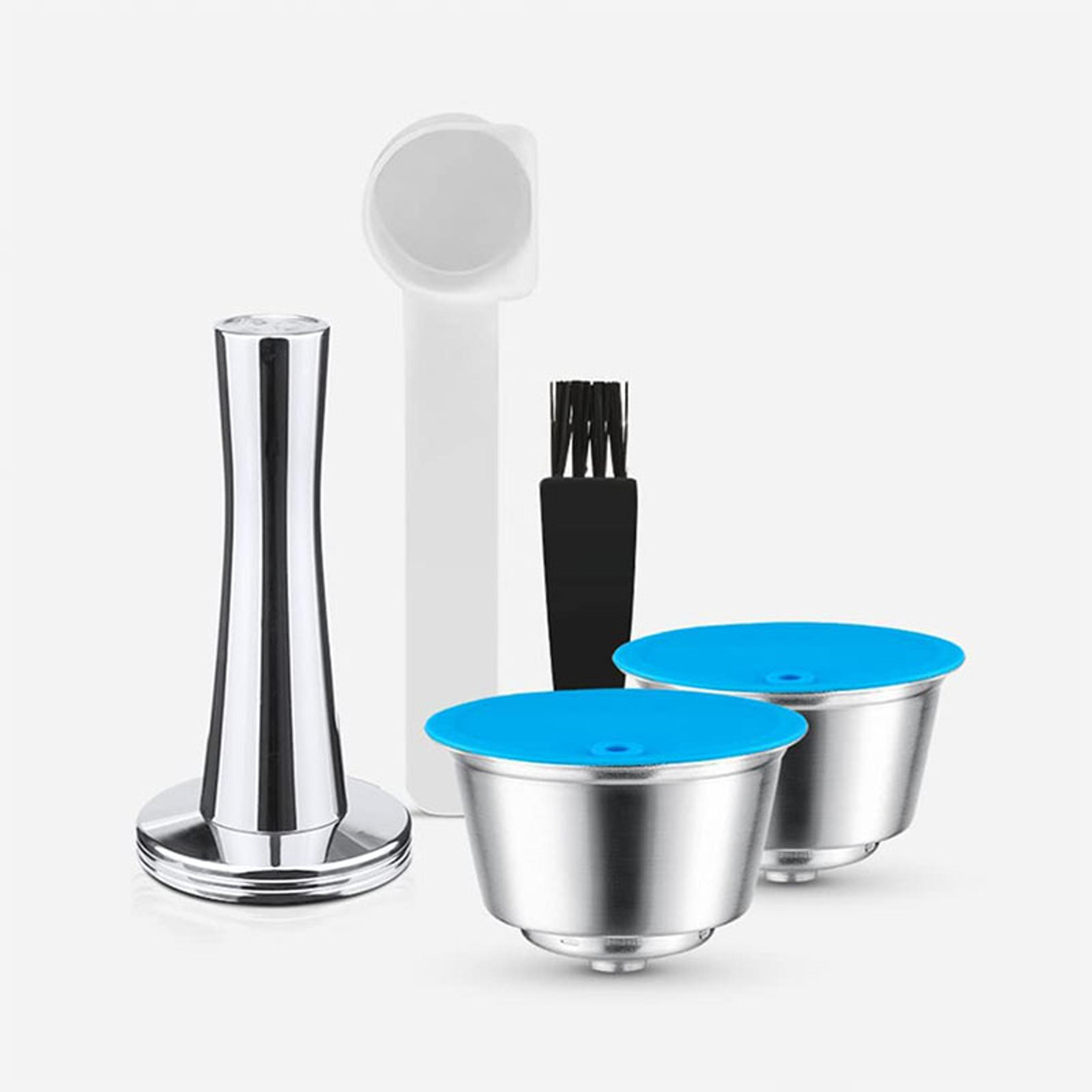 capsule for dolce gusto stainless steel, works with nescafe dolce gusto models, not compatible with nespresso