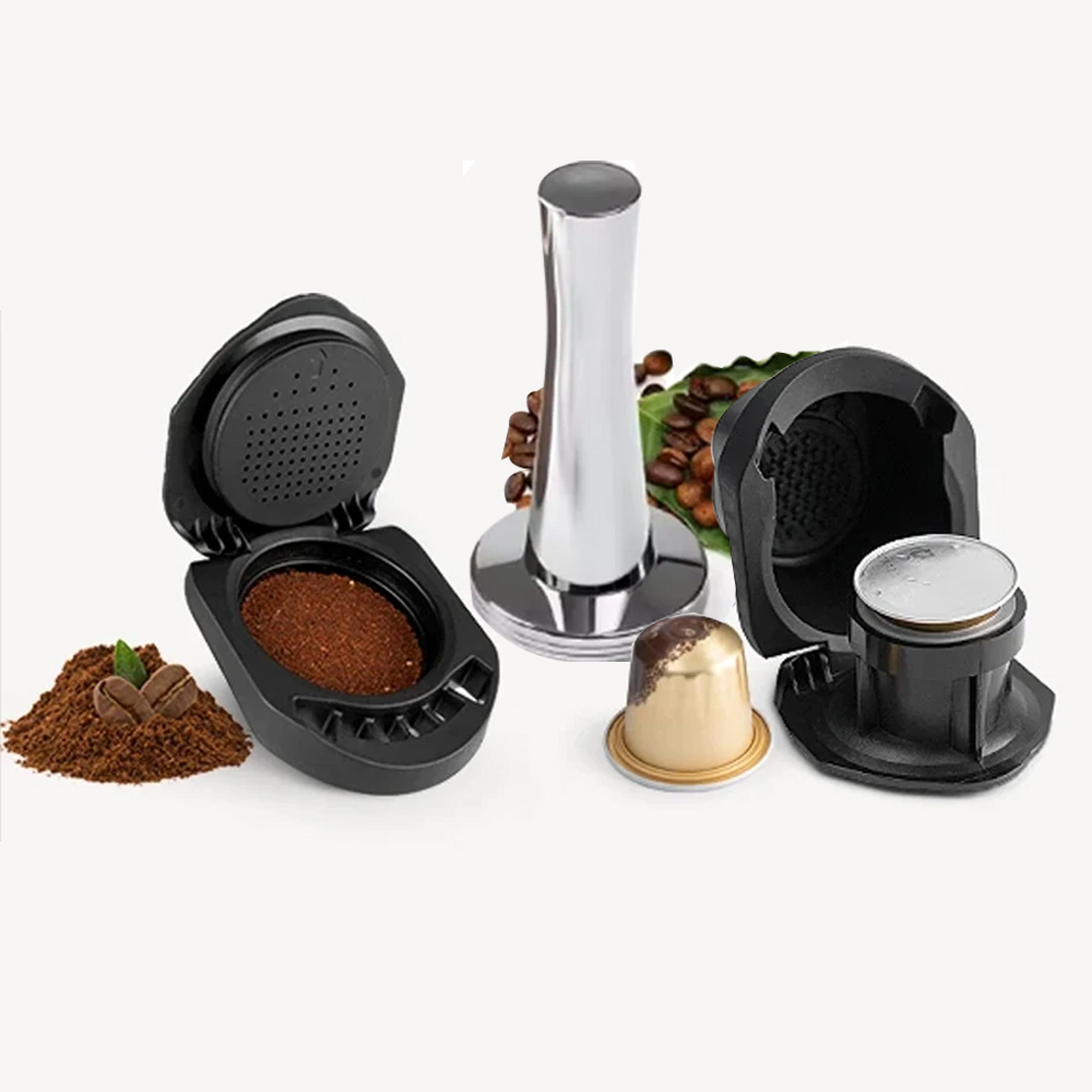 reusable coffee capsule adapter for dolce gusto, compatible with genio s, piccolo xs machine