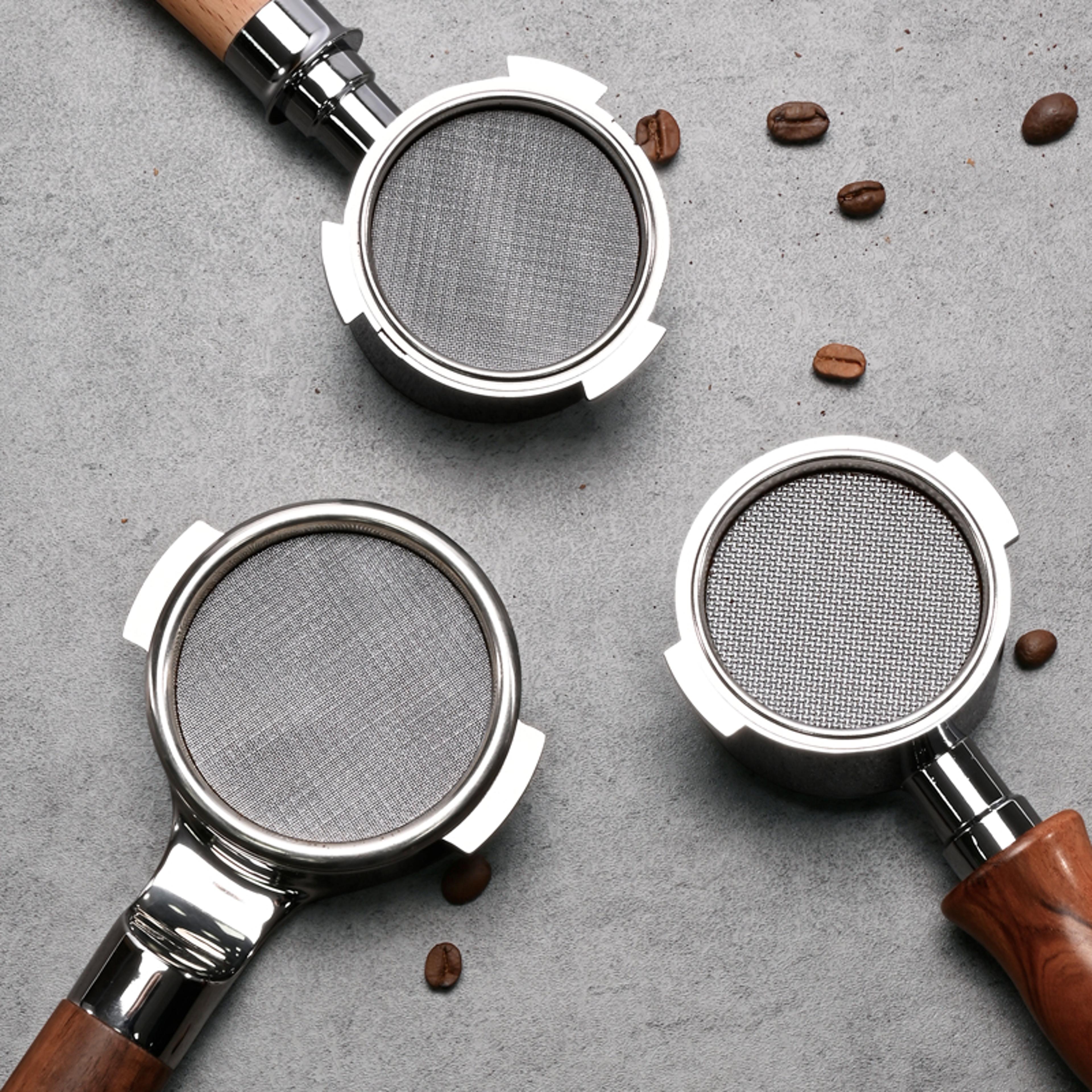 reusable screen metal coffee filter, espresso portafilter tool for barista, high-quality filter for espresso machine