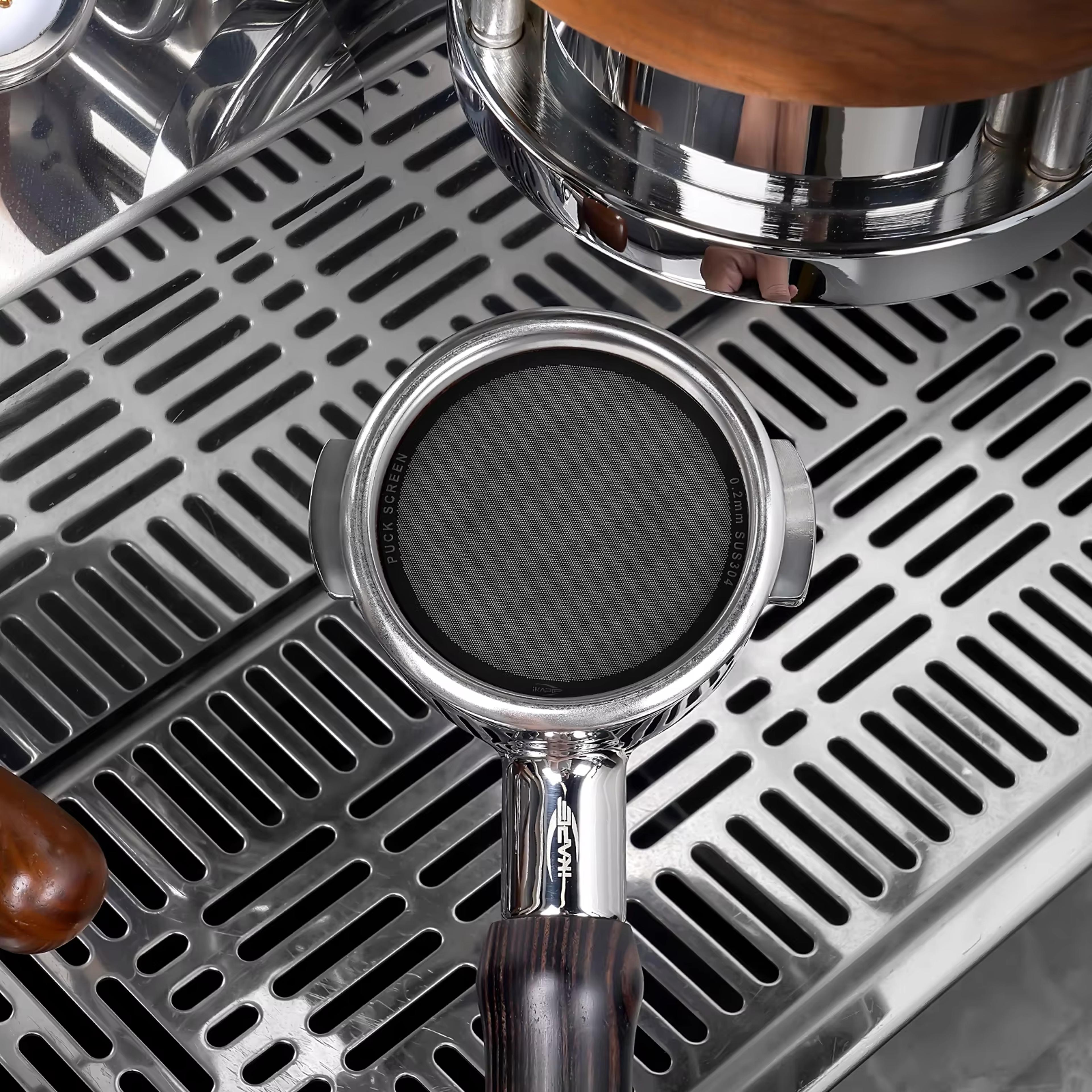 reusable coffee puck screen, food-grade safe material for italian baristas