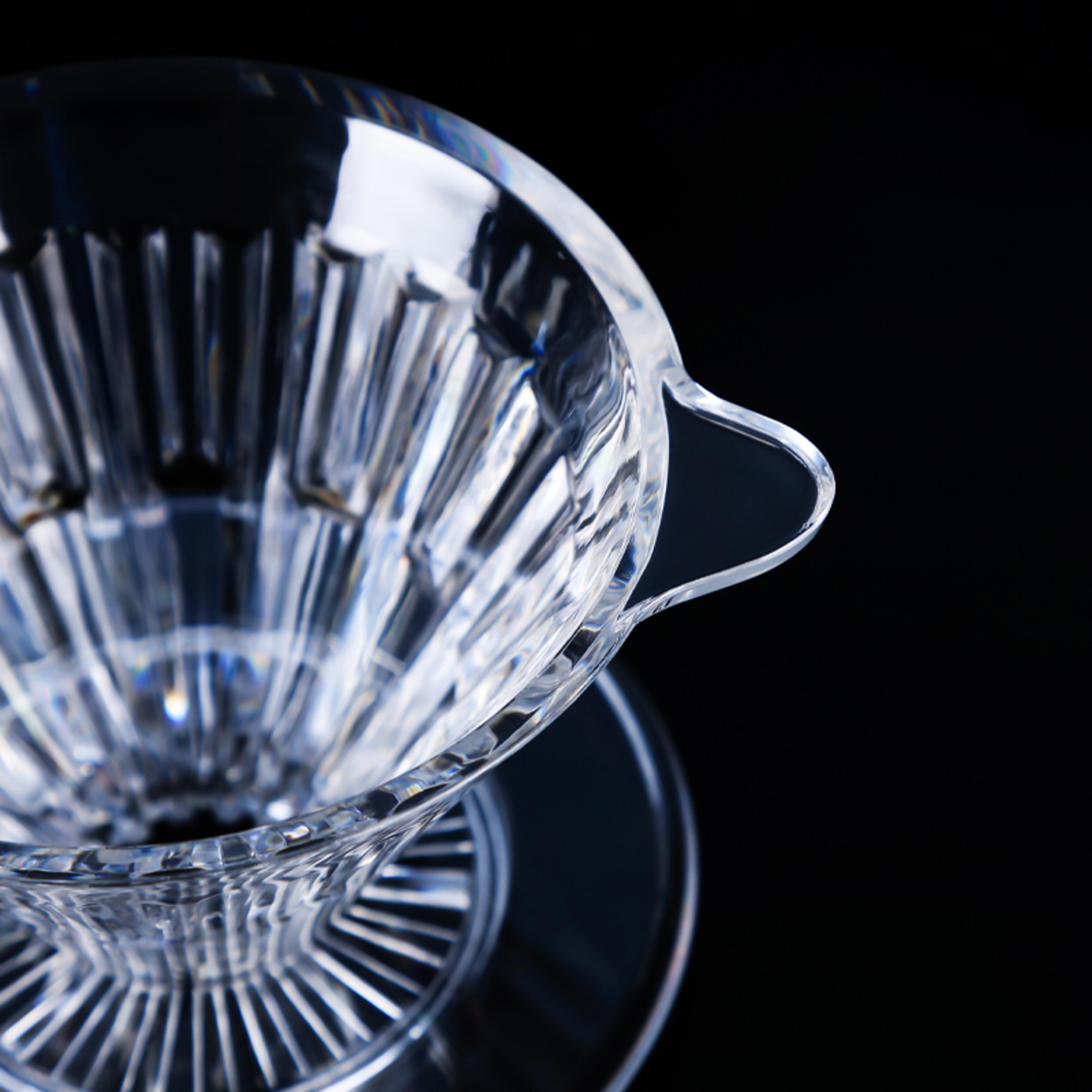 reusable coffee maker, glass slow brewing accessories, pour over coffee dripper