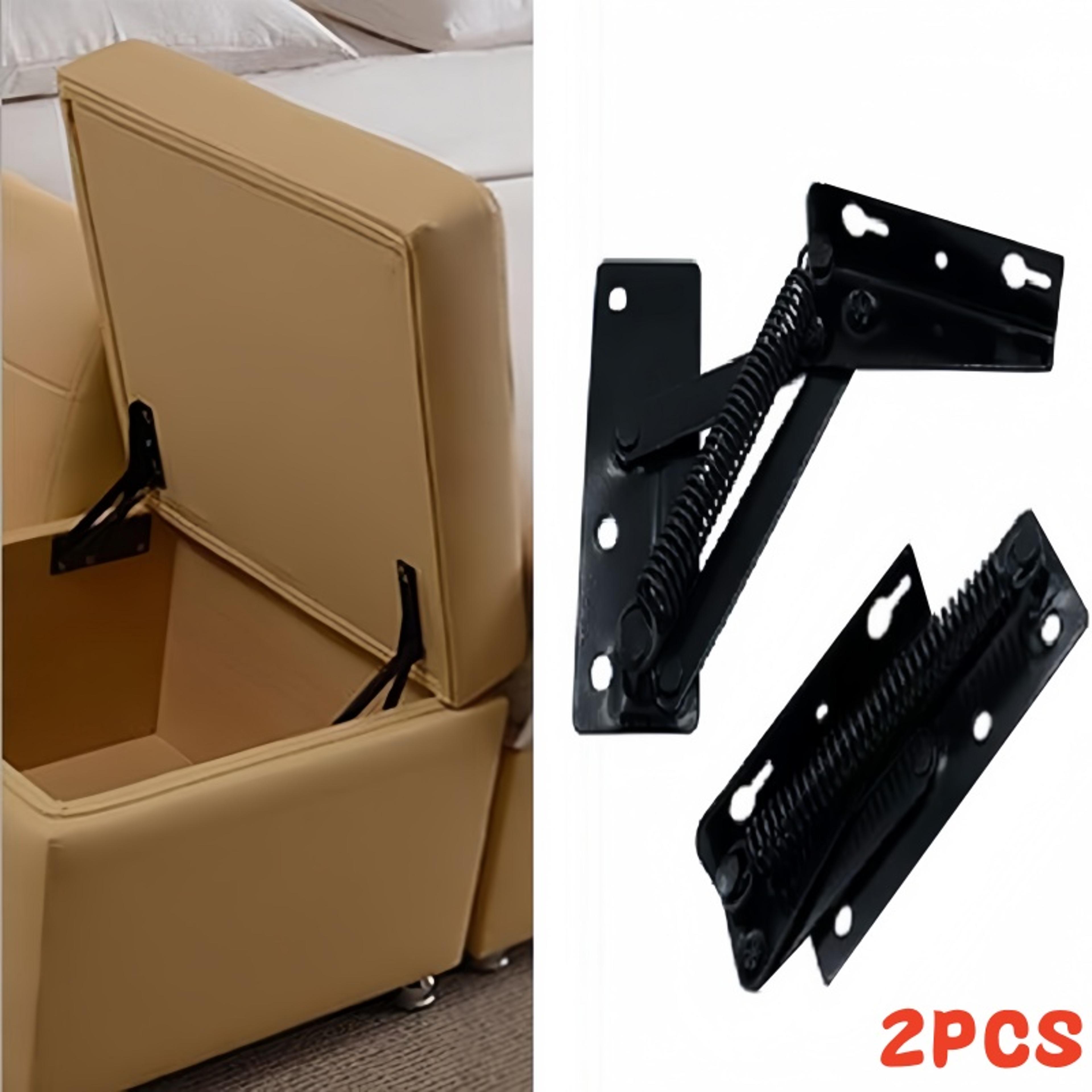 cabinet door lift up bracket with spring hinge, workbench hinge stay flap sofa bed support