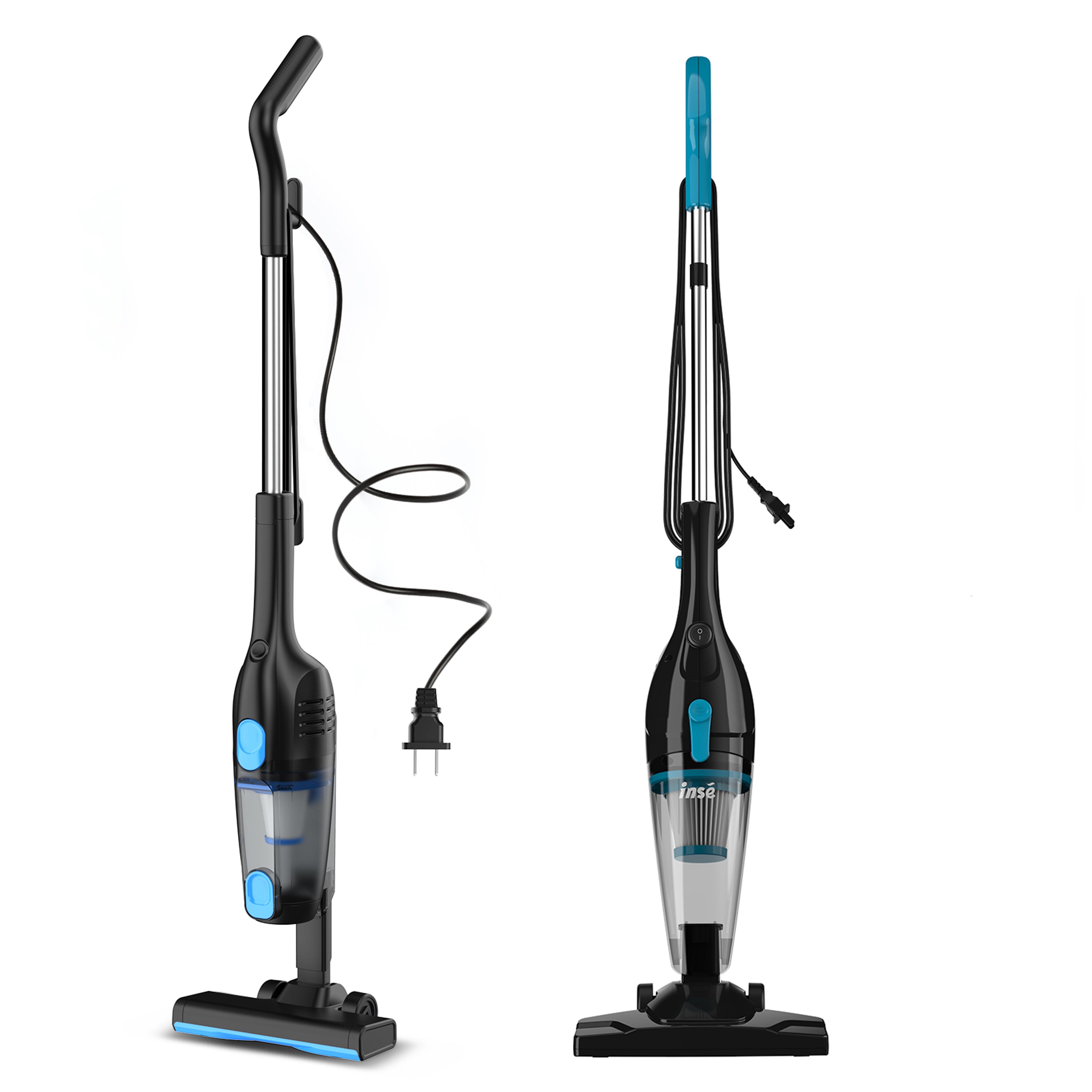 extra long corded vacuum cleaner for household and car cleaning, handheld design for easy use