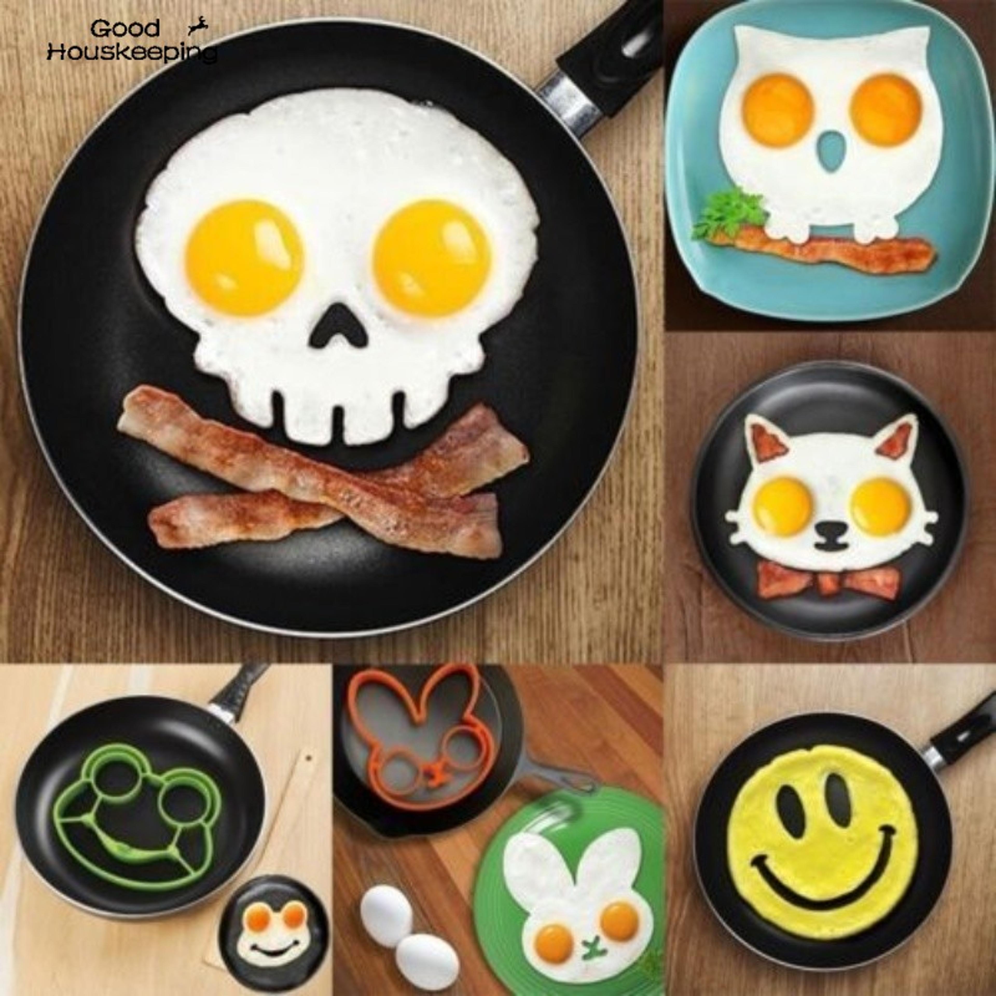 mold silicone pancake ring shaper, plastic egg separator, diy kitchen gadget tool