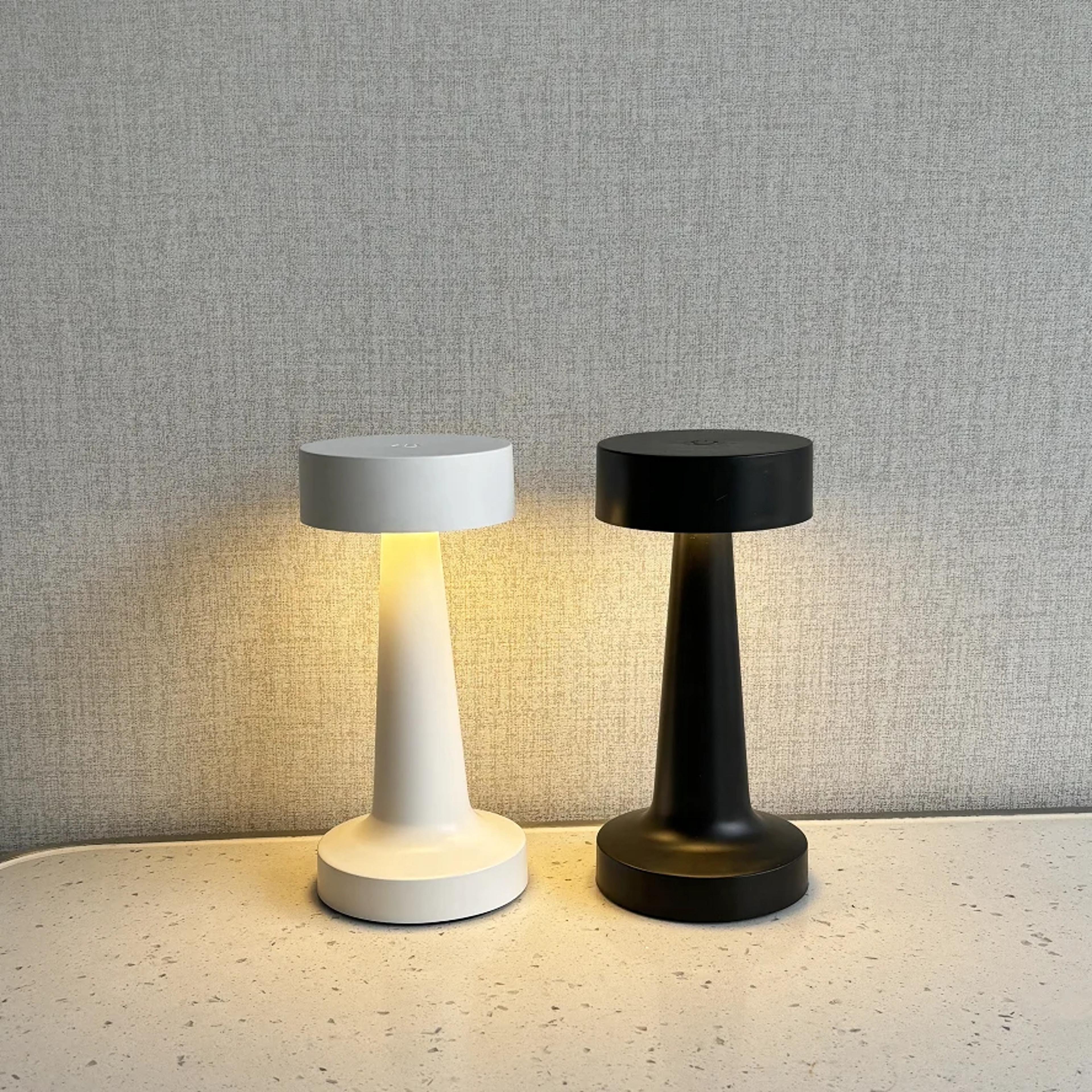wireless touch desk lamp, led bedside table lamp for home mood lighting, restaurant, coffee bar use