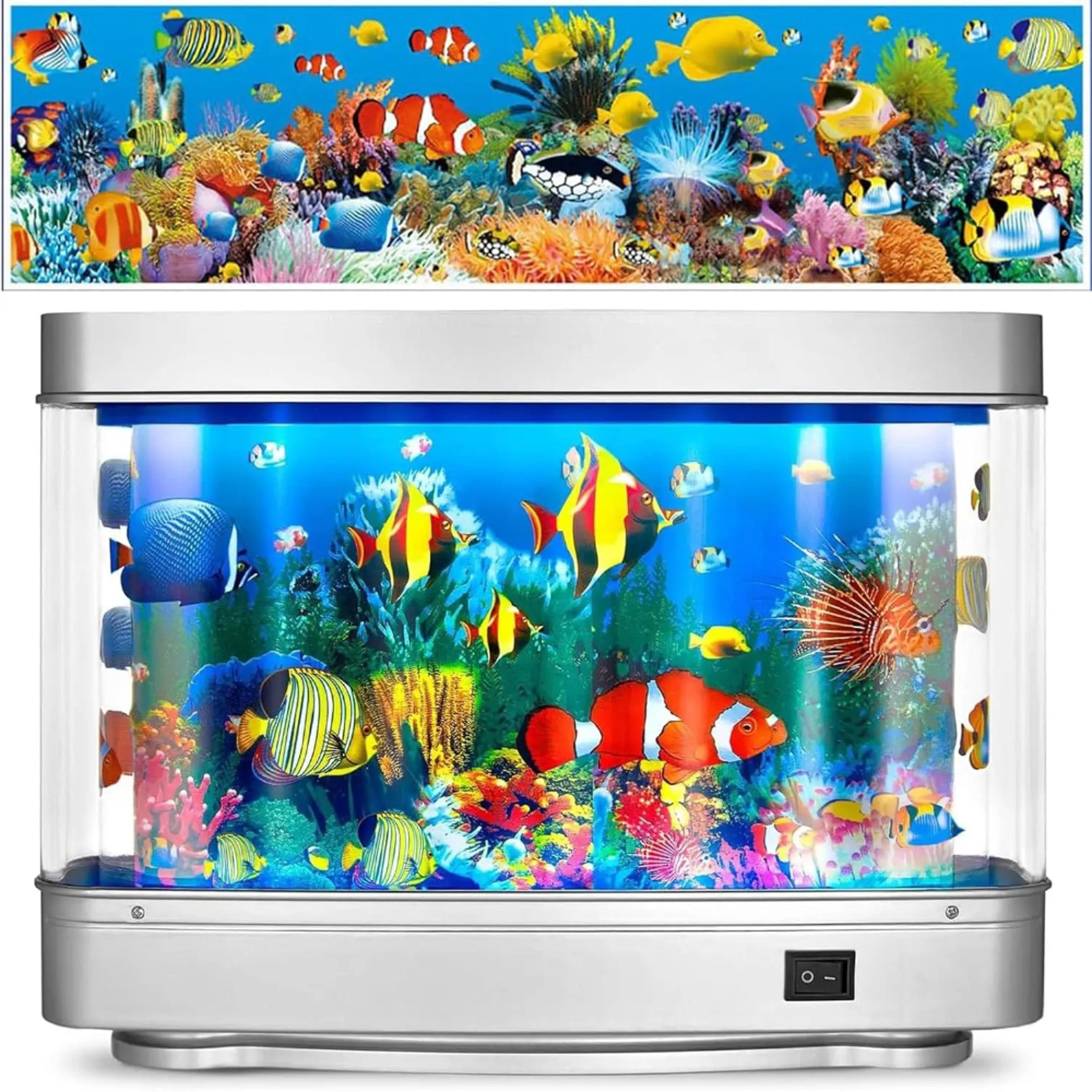 tropical fish tank aquarium lights, virtual moving imitating lamp, ocean aquarium decorative light