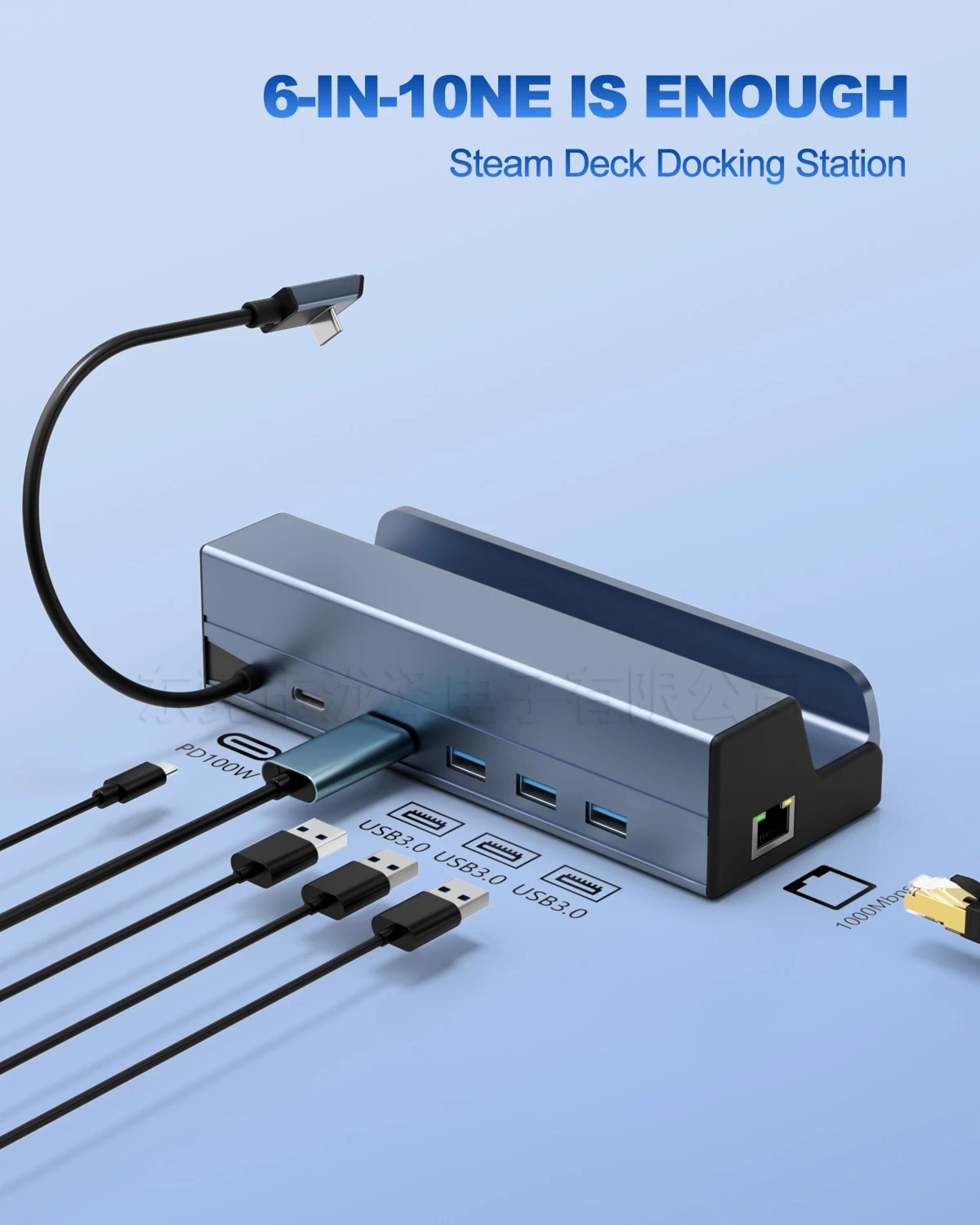 steam deck docking station, usb c hub for effortless connectivity