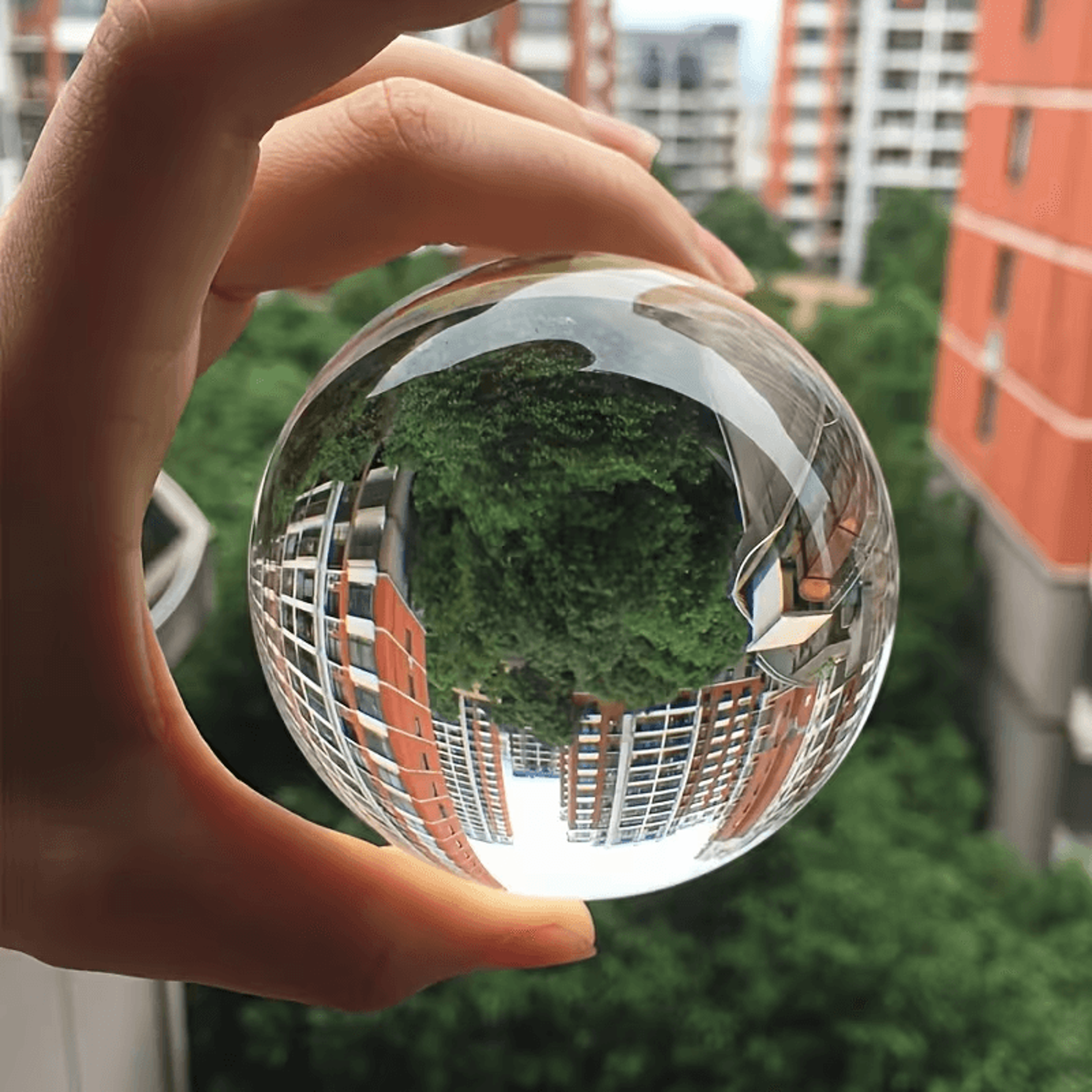 photography crystal sphere ball