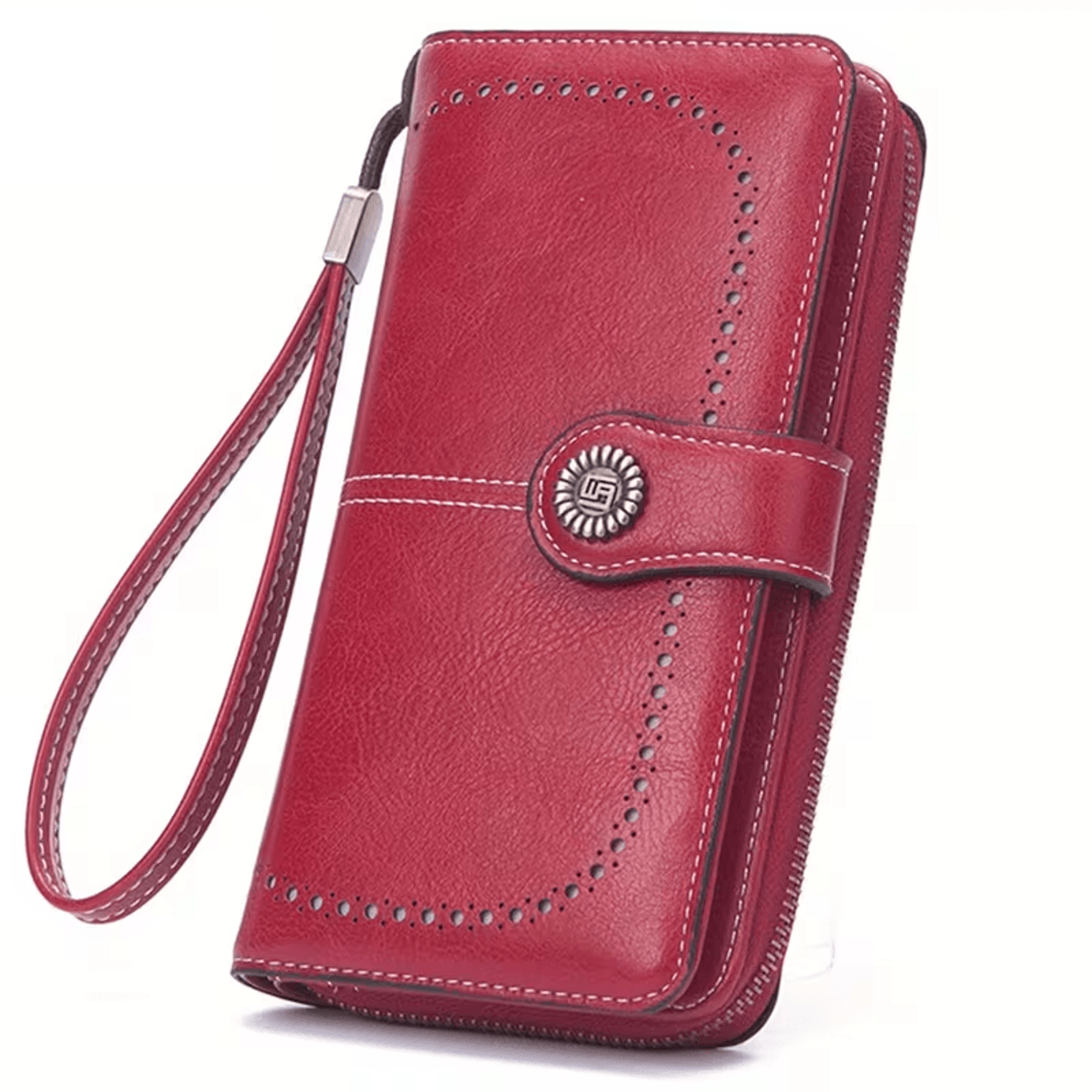rfid anti-theft long wallet clutch for secure, organized everyday carry
