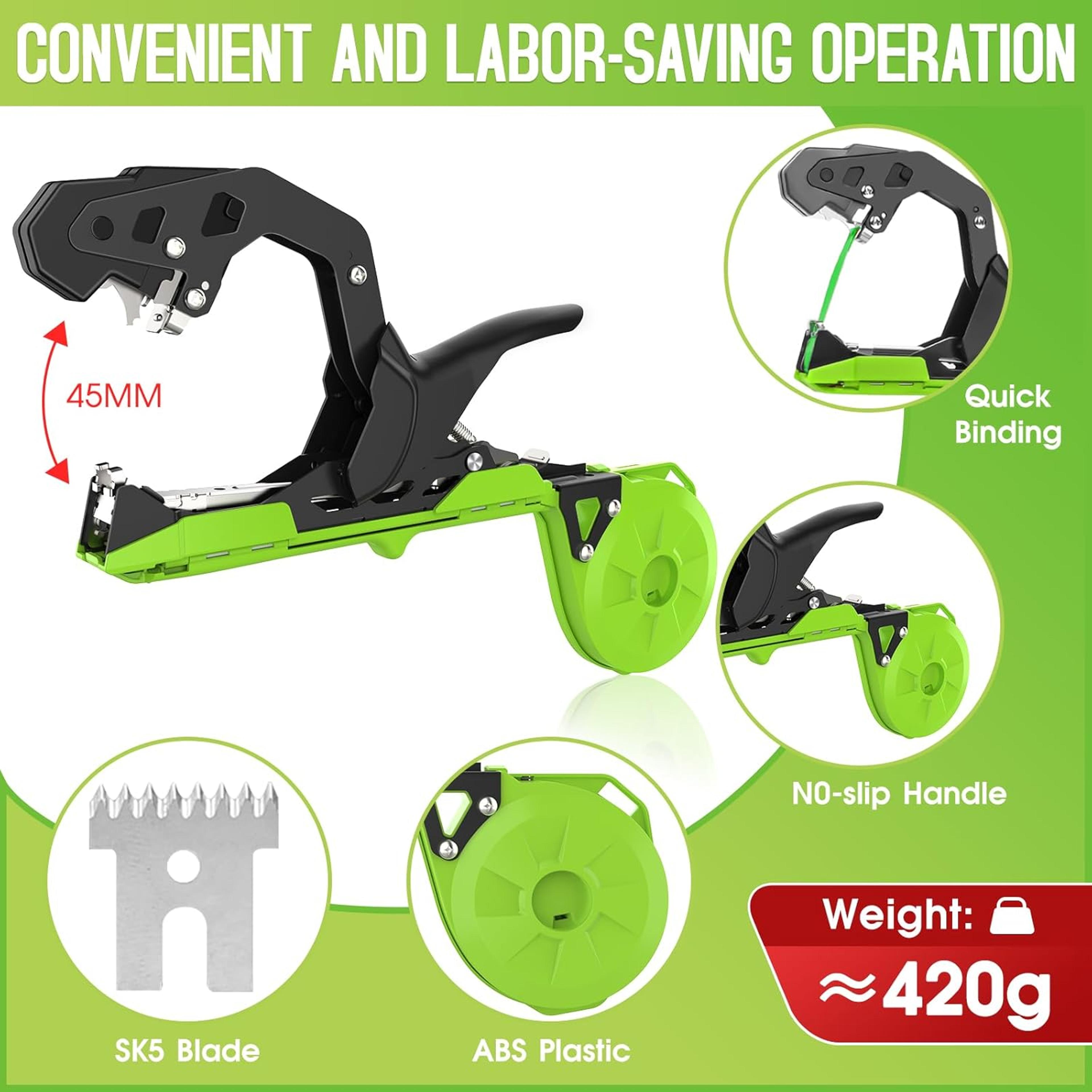 plant tape tying machine for home garden tools, garden plant branch binding tool