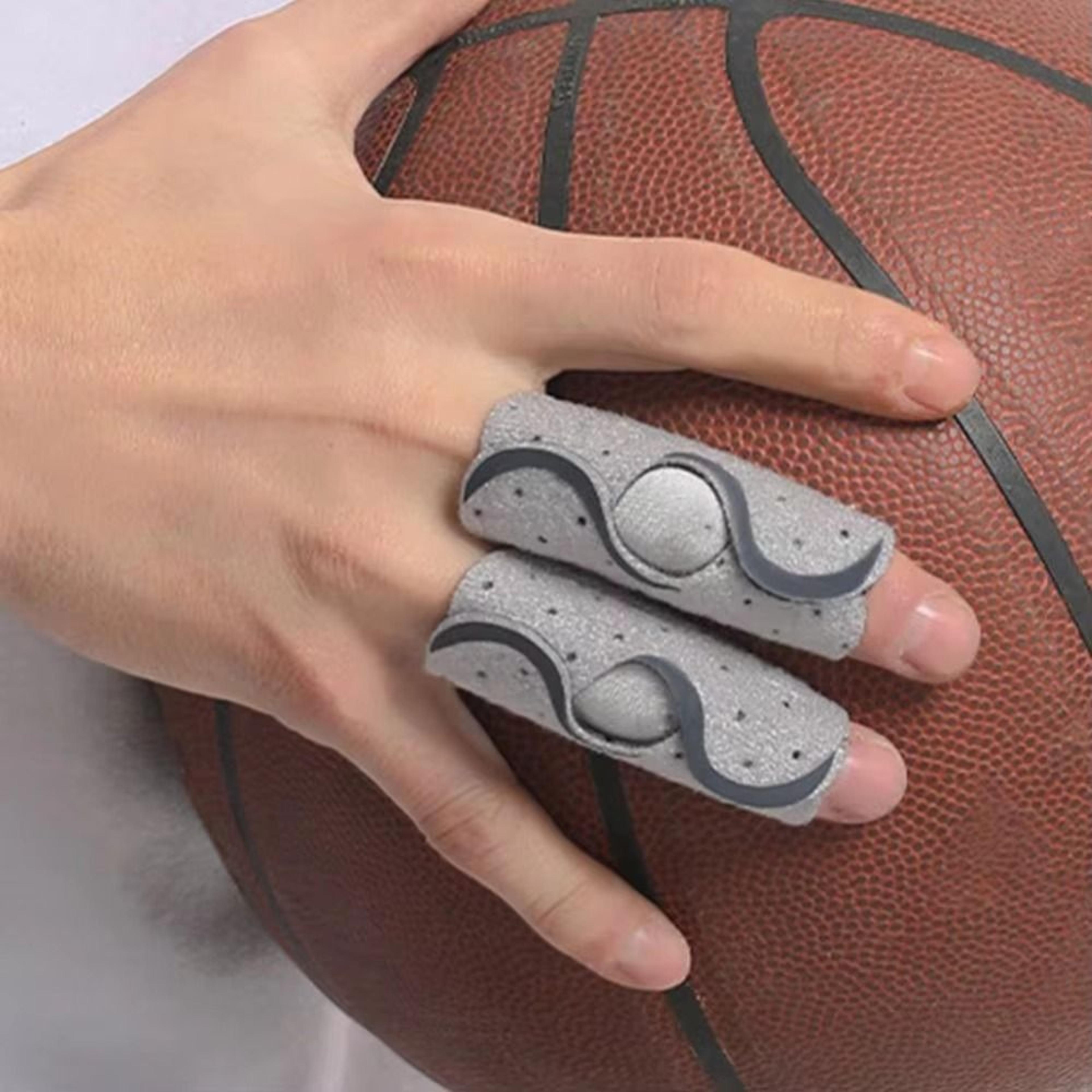 stretchy finger support, nylon spring sports finger sleeves, adjustable splint brace, finger guard for sports safety