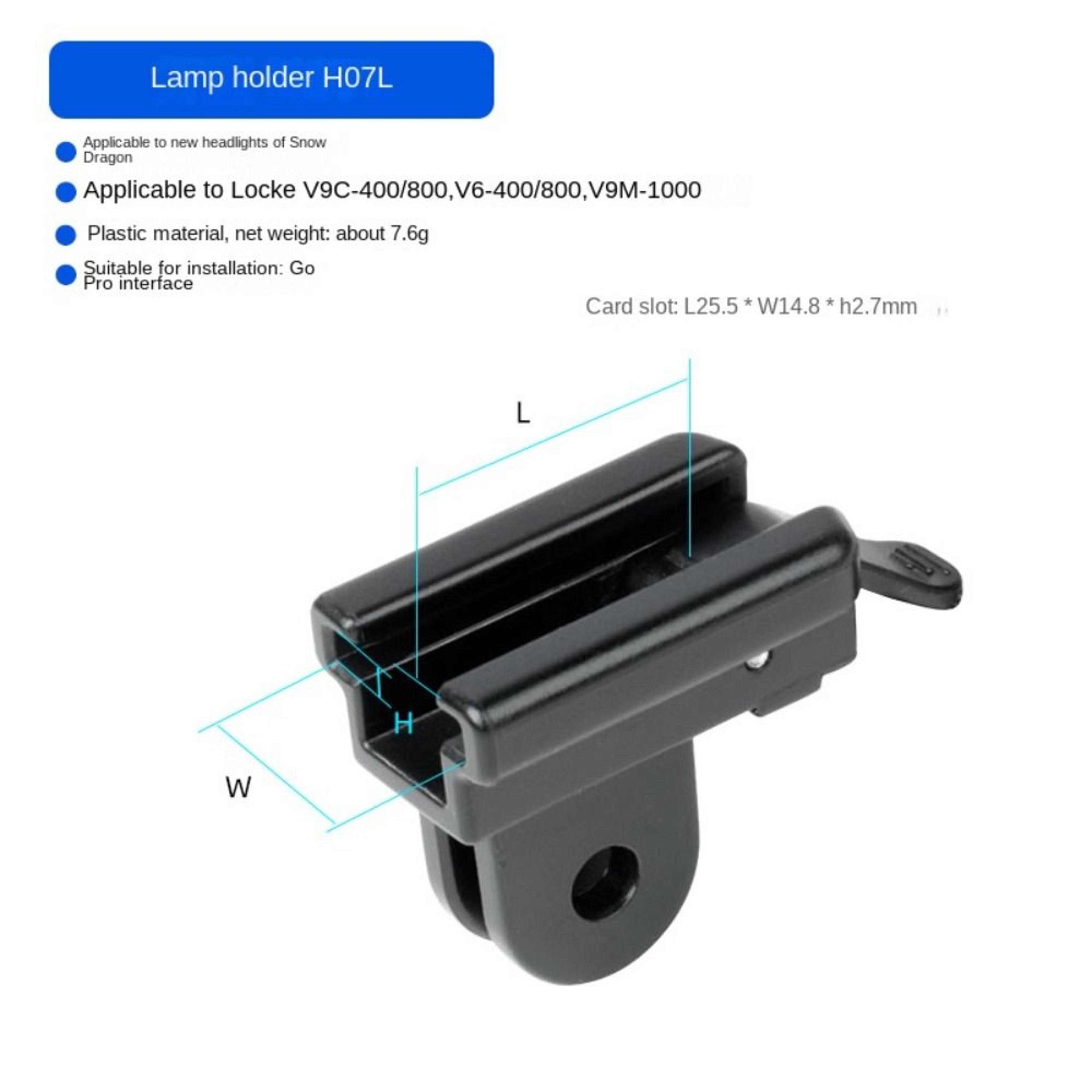 gopro camera stand, aluminum alloy bicycle front light holder, black red folding lamp bracket for brompton cycling