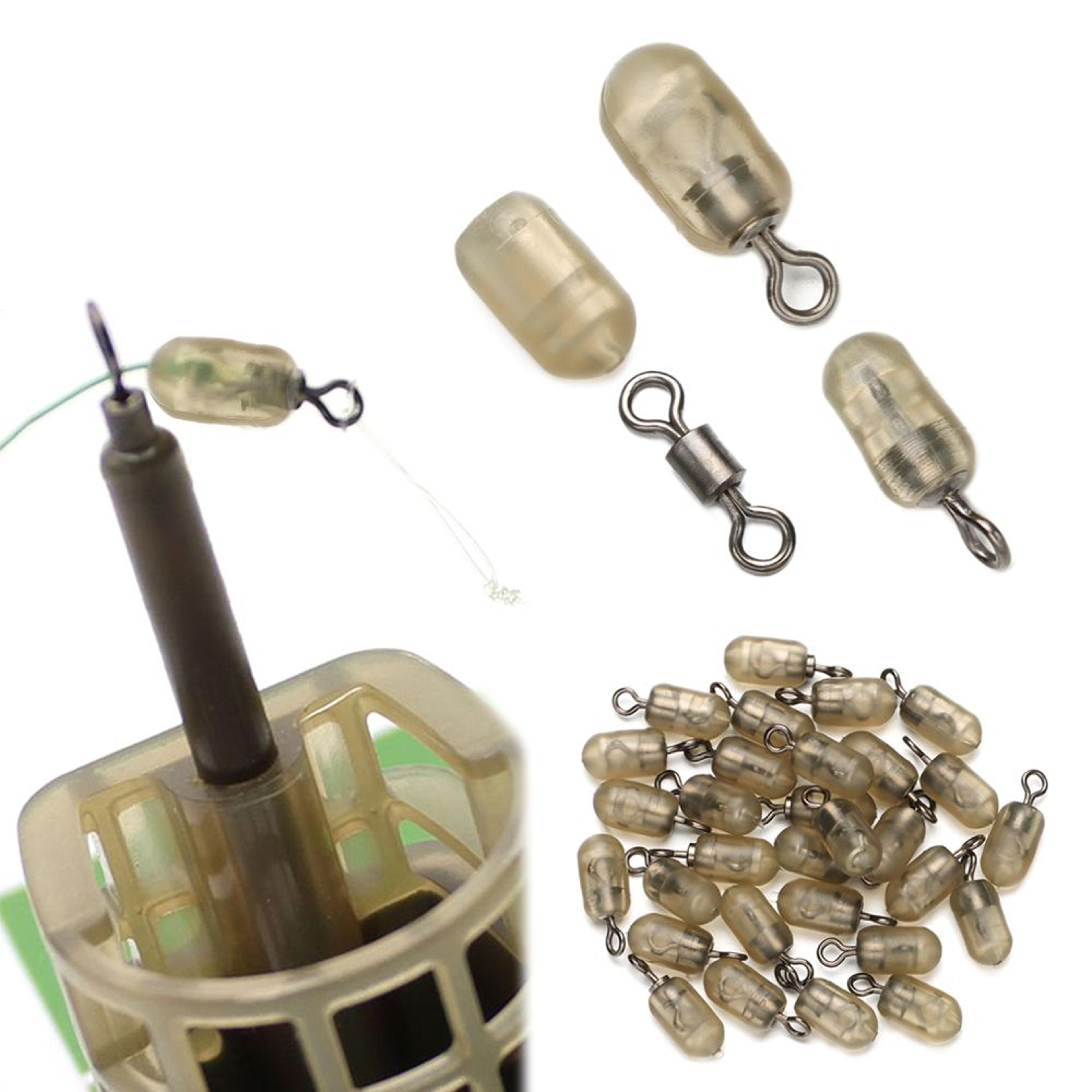 spinner swivel fishing tackle stop beads quick change connector feeder accessories