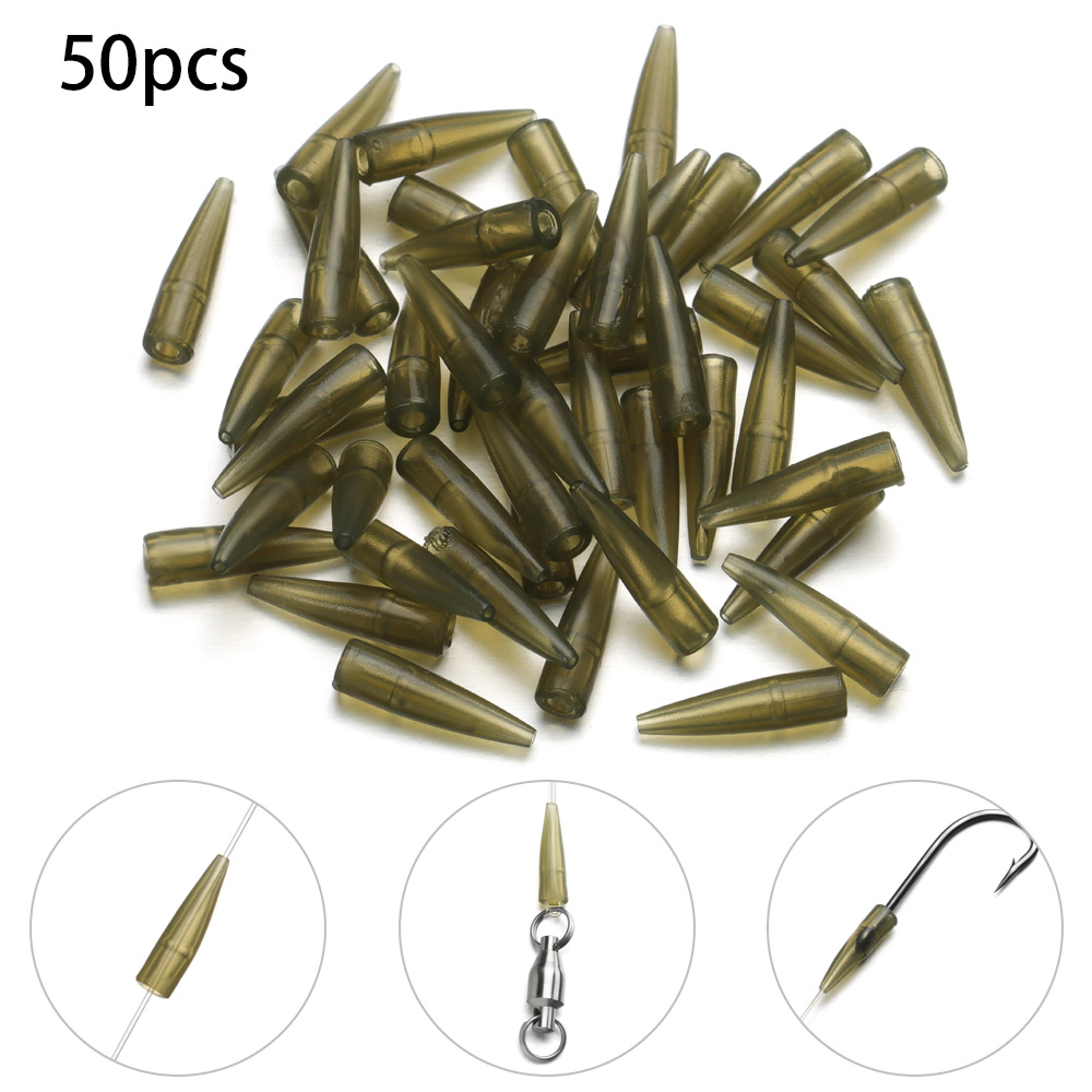 soft anti tangle sleeve tail rubber cone chod helicopter rig fishing method feeder tool for carp fishing