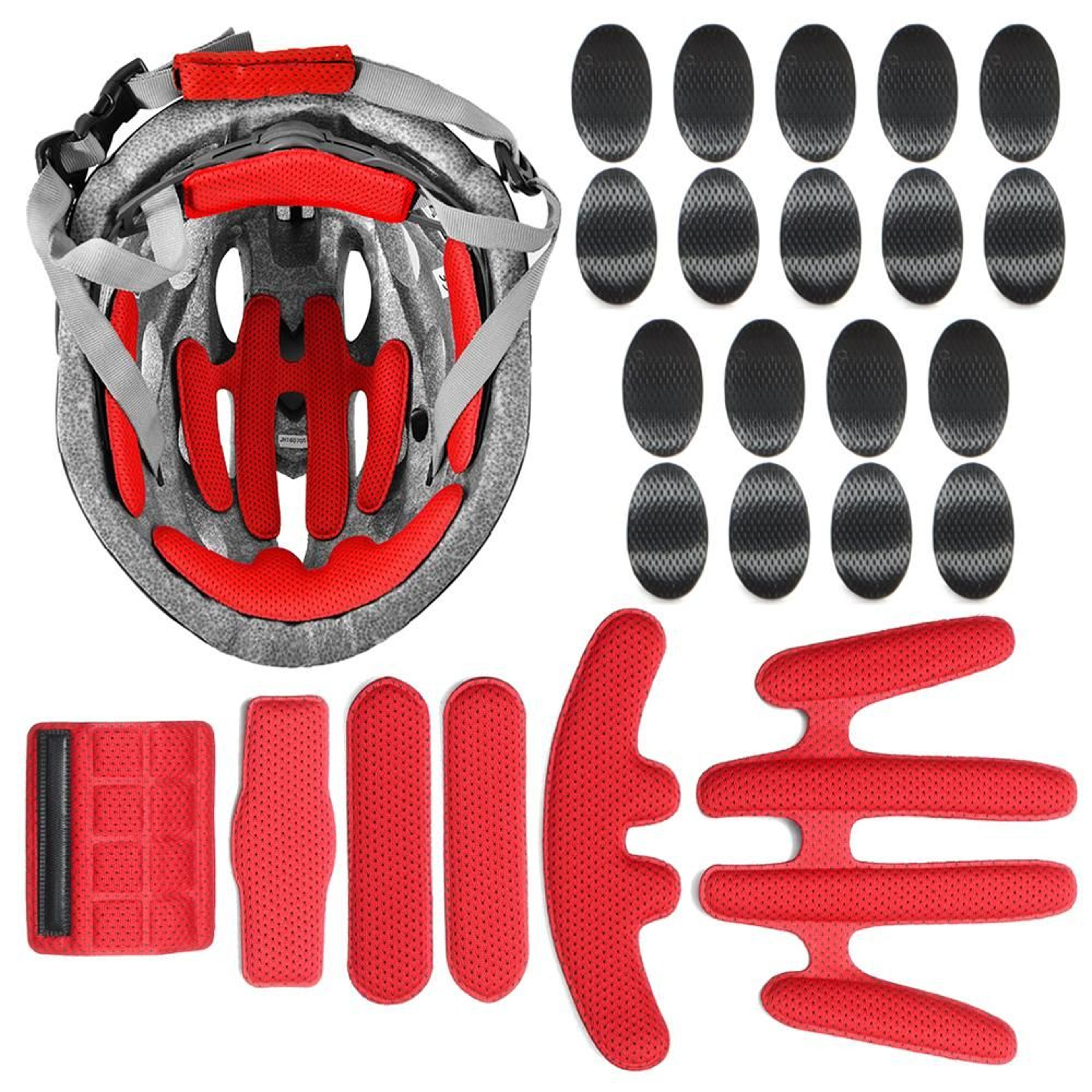 motorcycle bicycle, cycling accessory, universal foam protection pads helmet inner, padding kits, sealed sponge