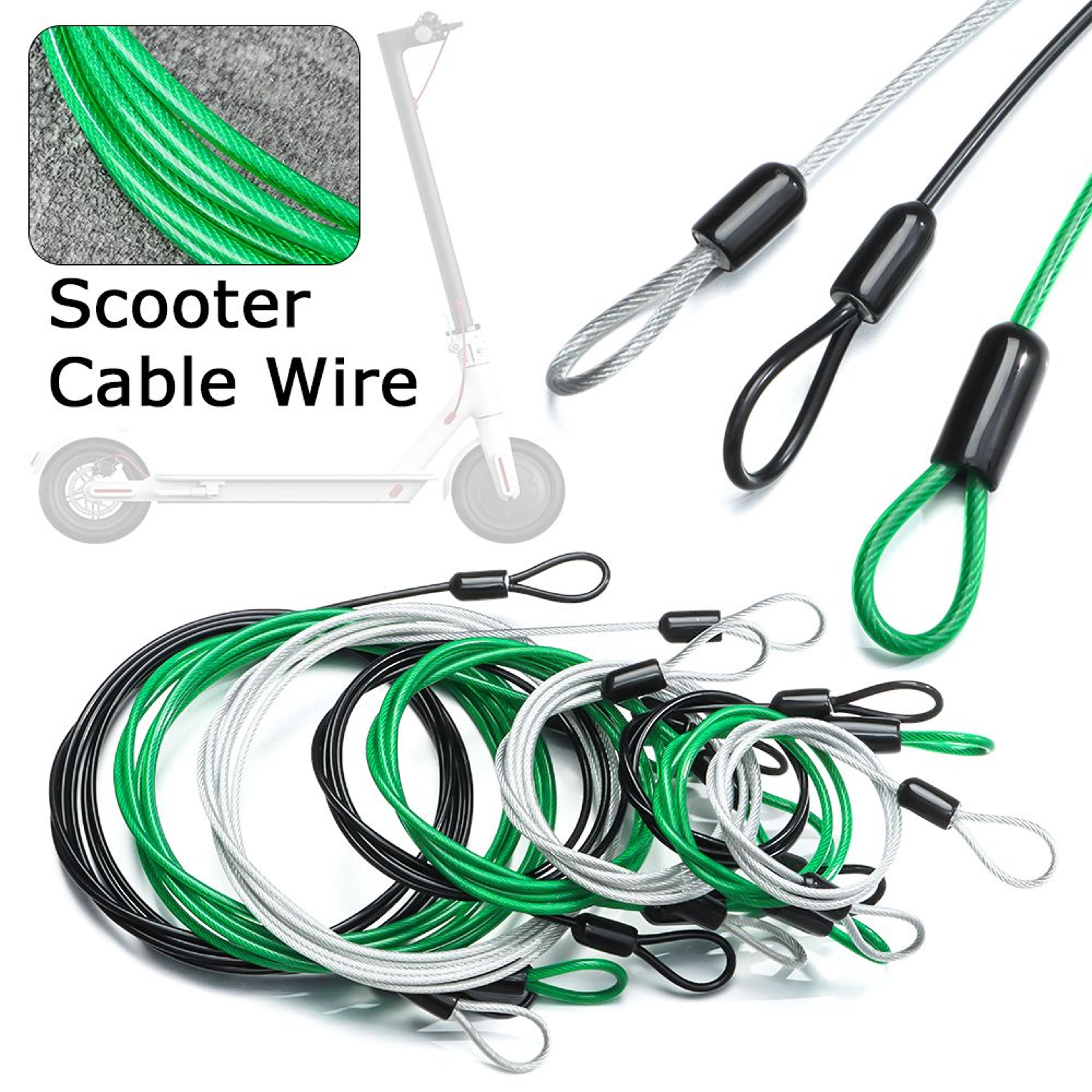 strong steel bicycle lock, wire cable safety rope for mtb and road bikes