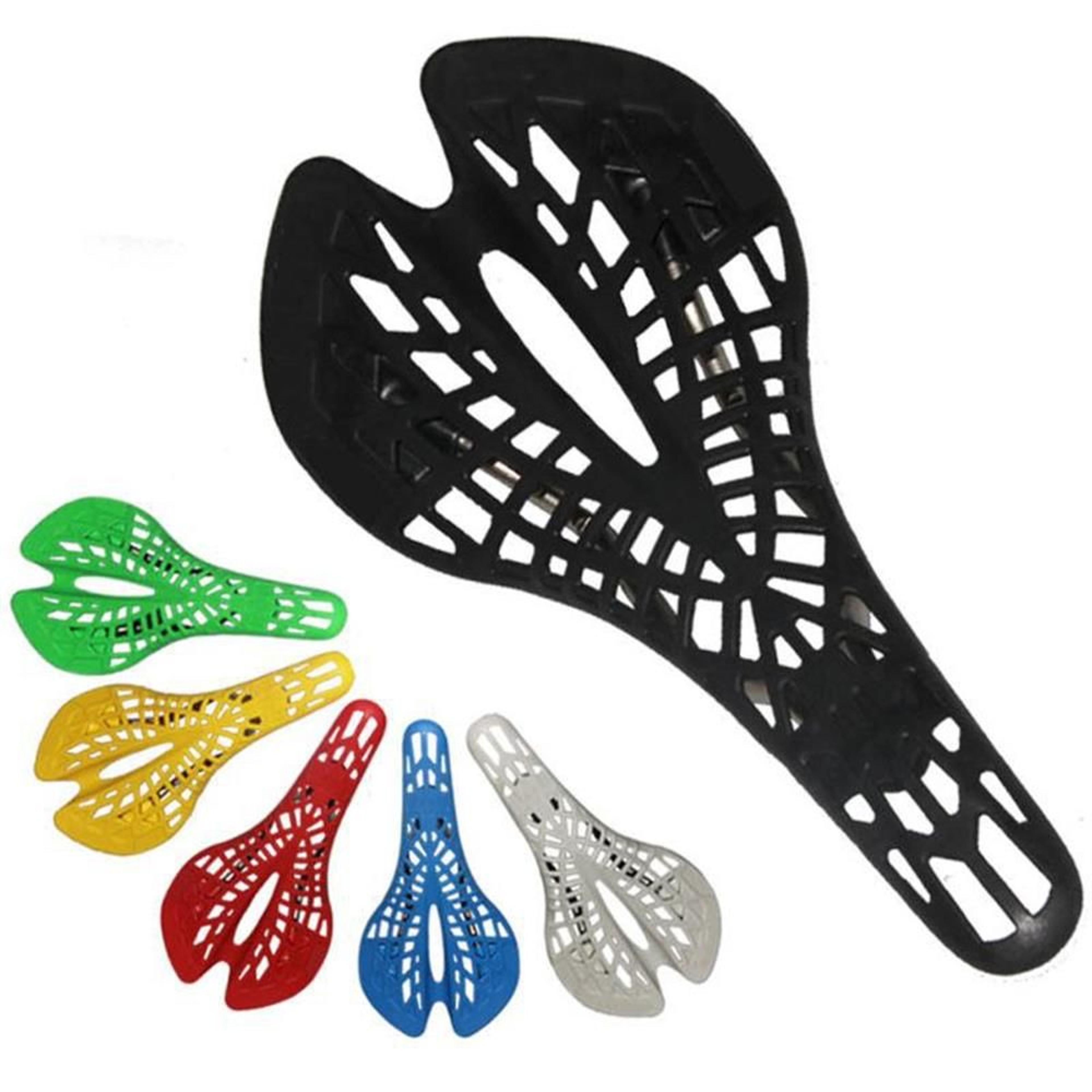 ergonomic spider carbon fiber bicycle saddle, mtb road cycling breathable mat