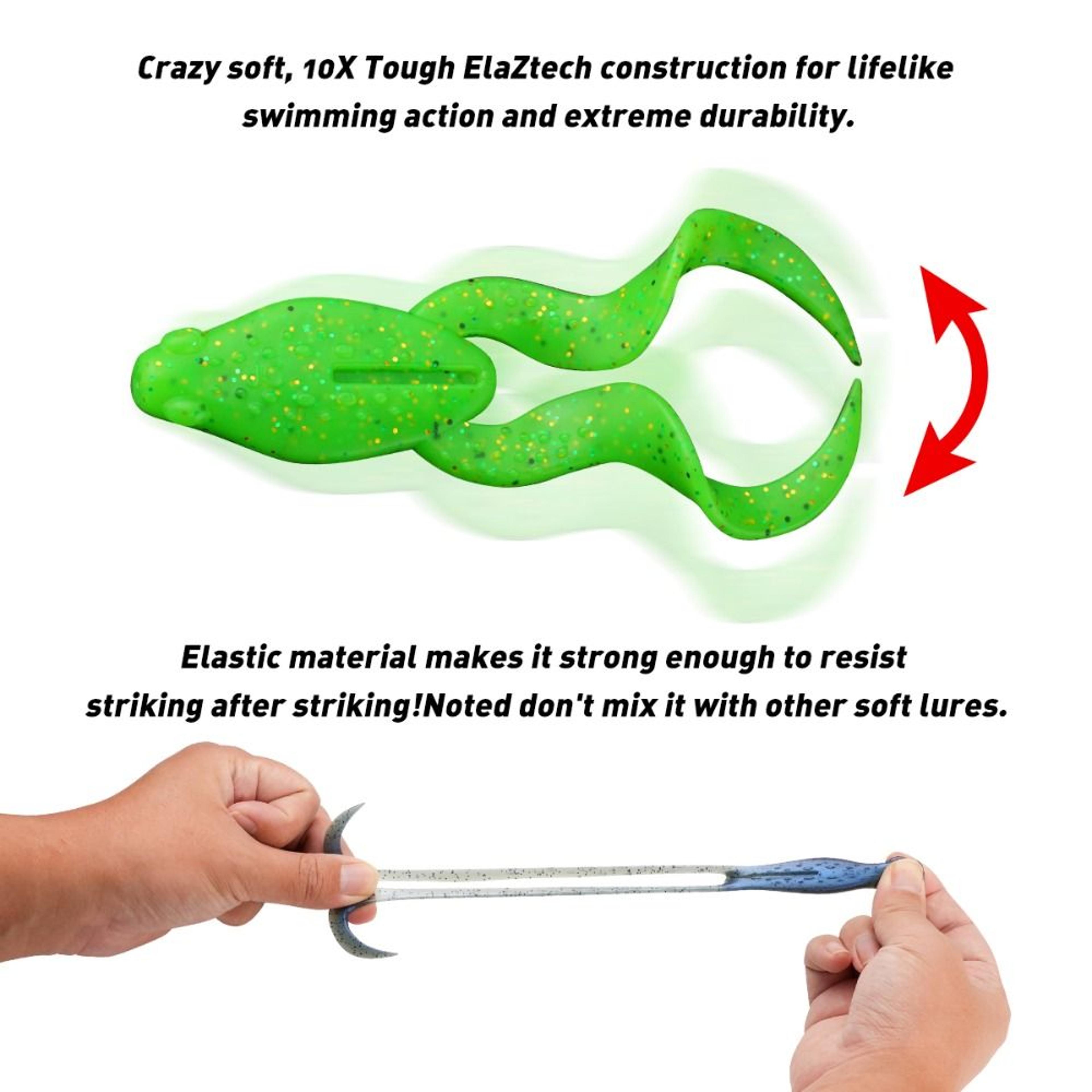 soft frog lure for fishing, frog-like stance mini frog bait jigging lure