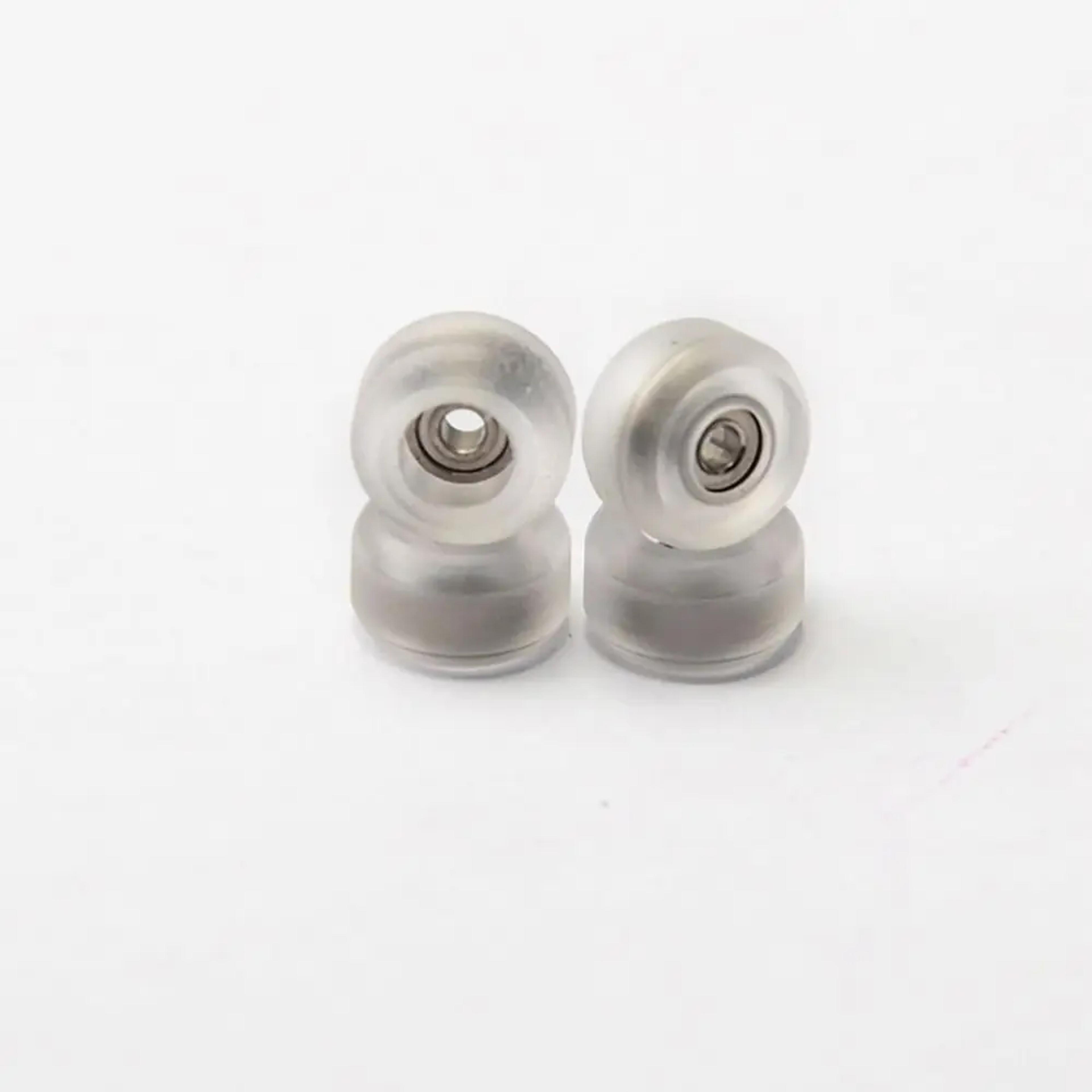 metal mini fingerboard wheels urethane cnc new professional bearing wheel pu skateboard accessory