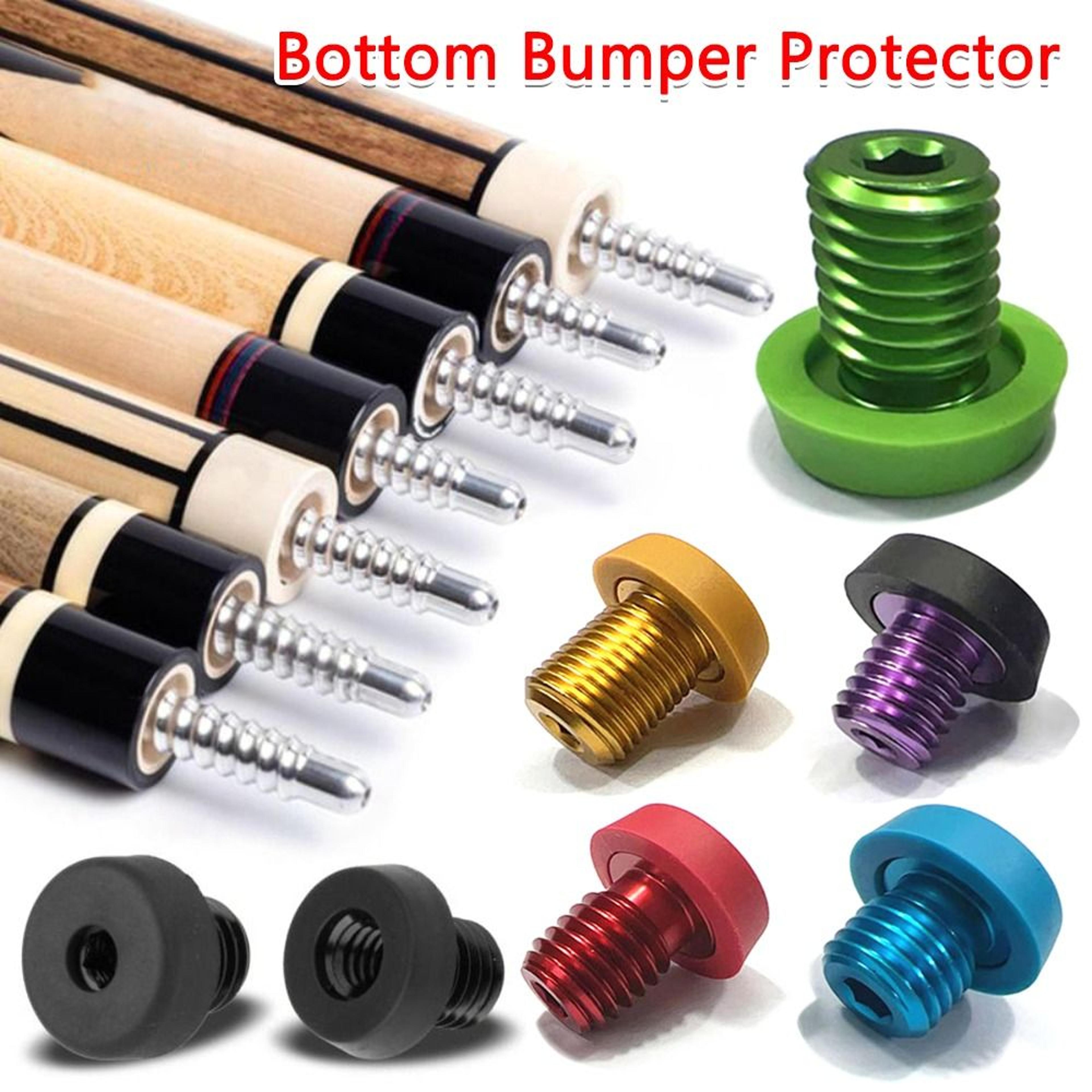 rubber billiard cue bumper bottom cover, block butt back