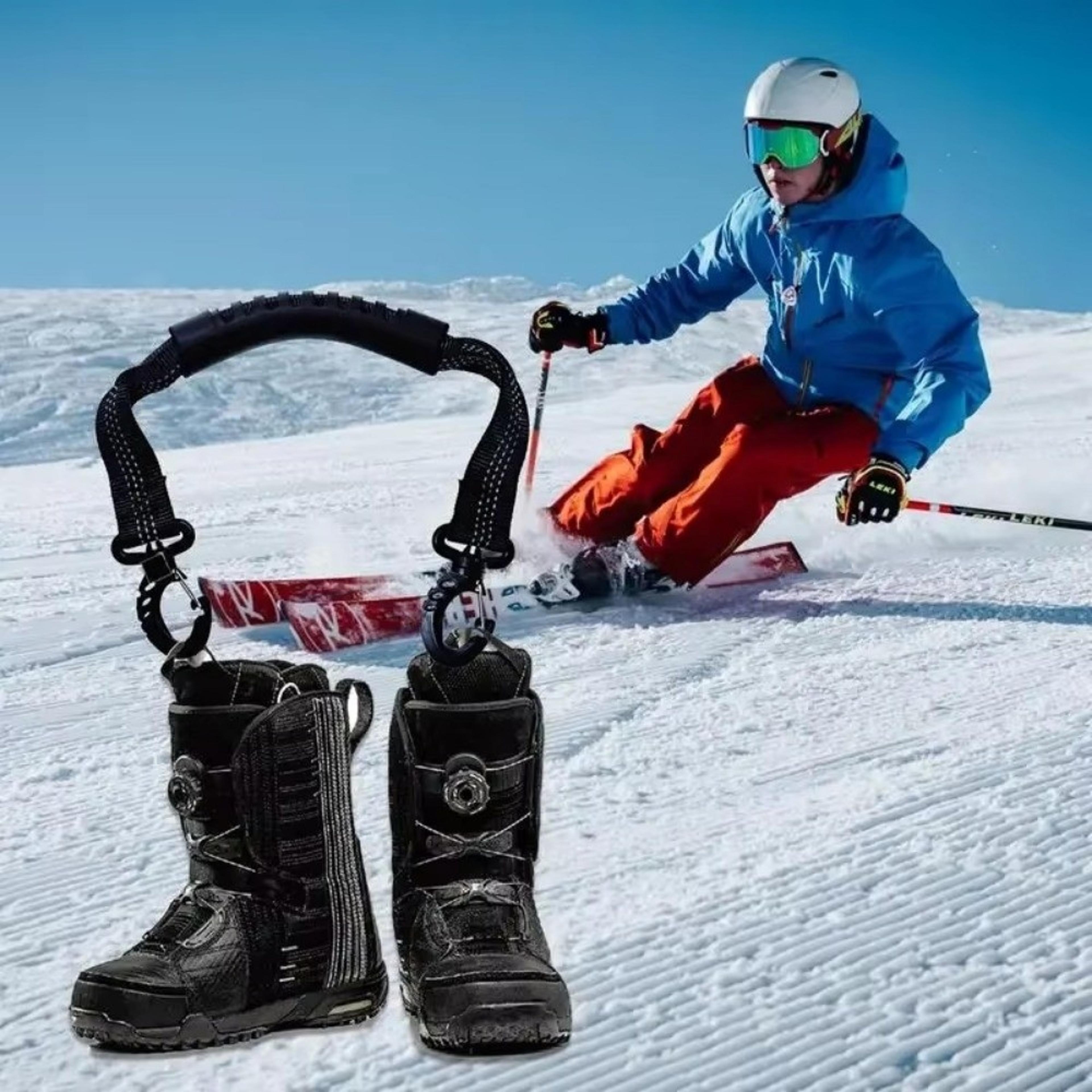 winter sport ski boot carrier straps, adjustable nylon roller skate lifter, ice skates strap
