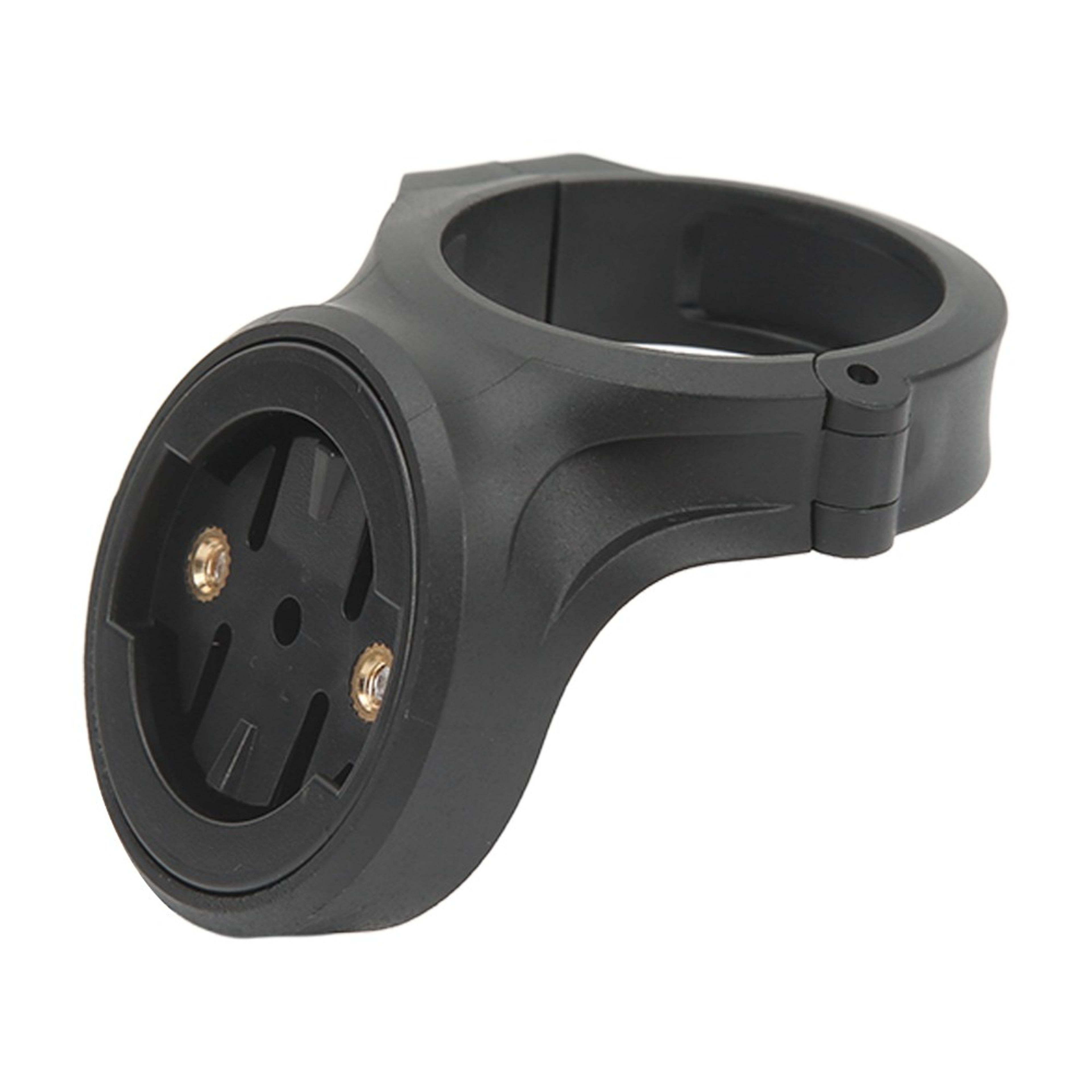 black fixed mount bike rear light holder for garmin varia edge, seatpost mount